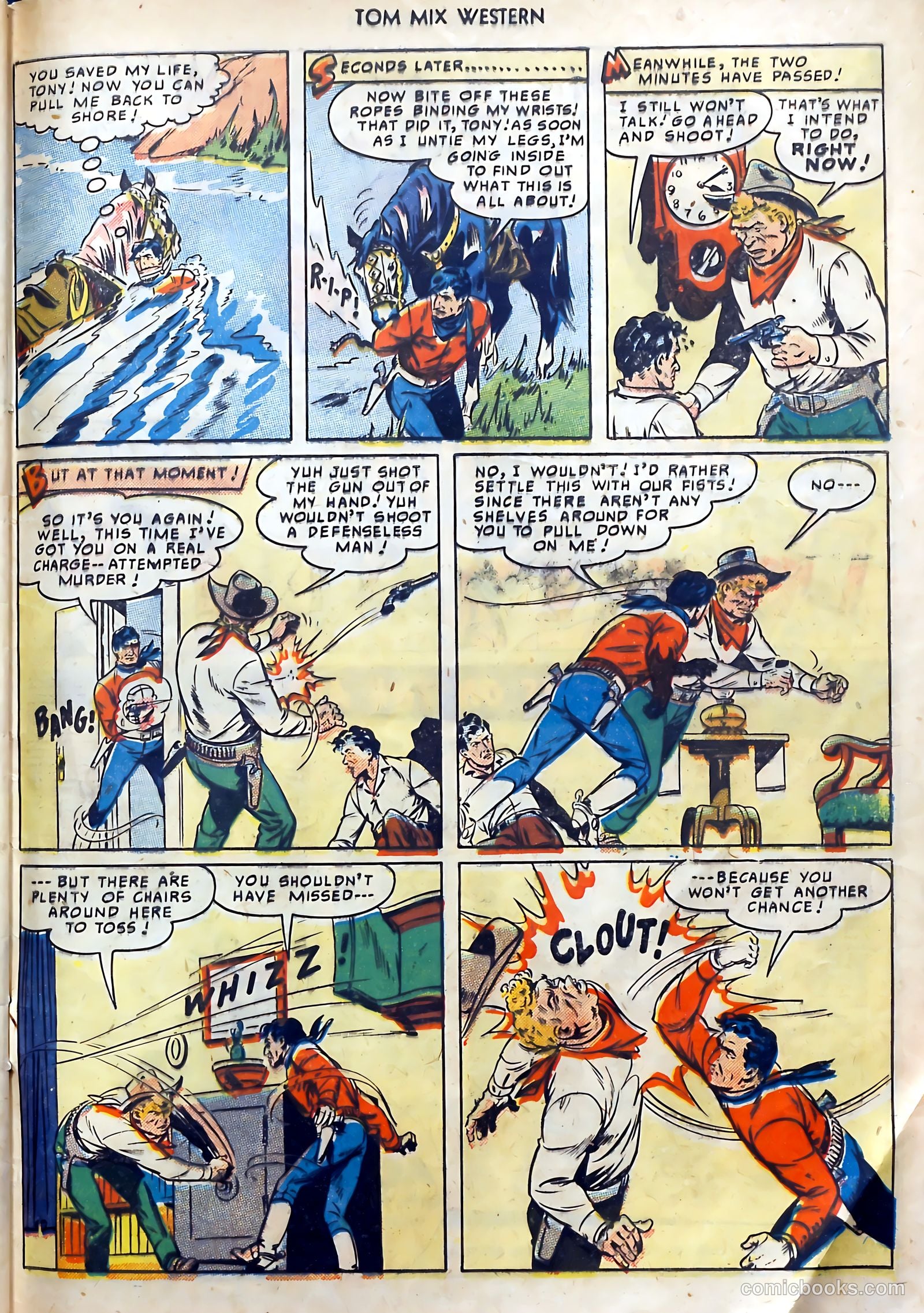 Tom Mix Western #27 (1950) — page 49 of 52