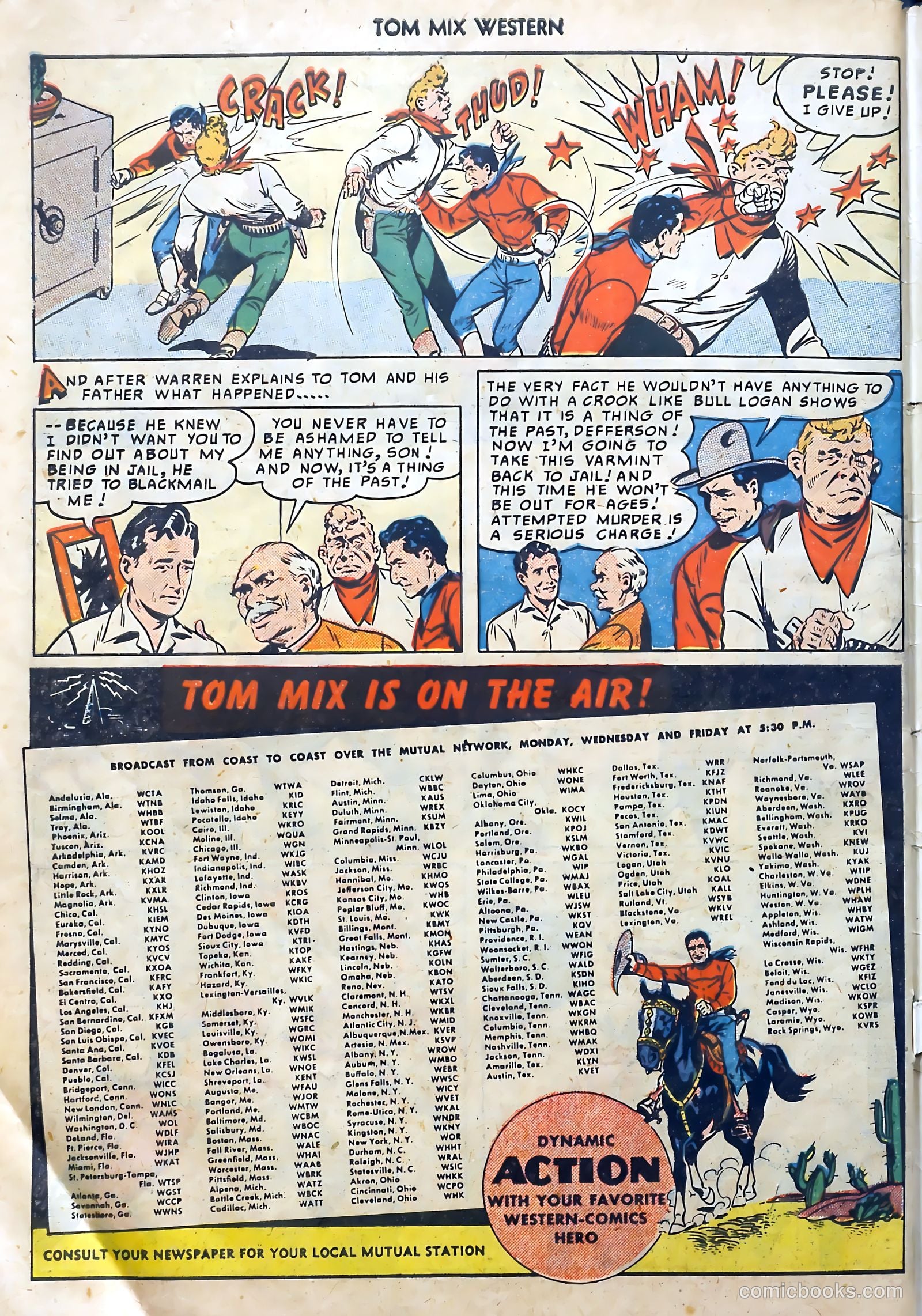 Tom Mix Western #27 (1950) — page 50 of 52
