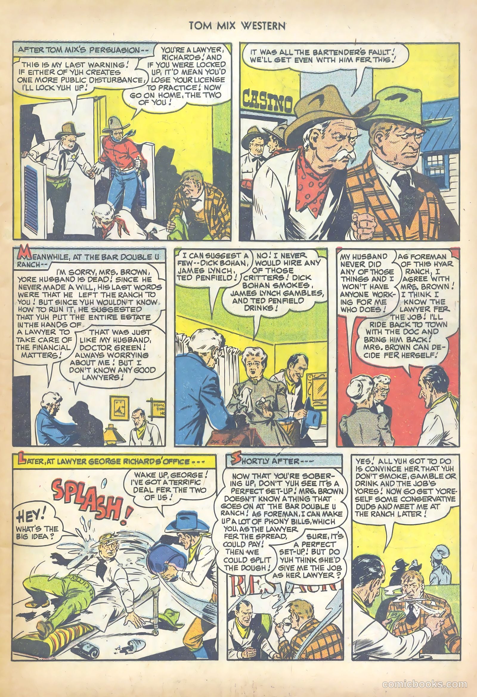 Tom Mix Western #28 (1950) — page 5 of 52