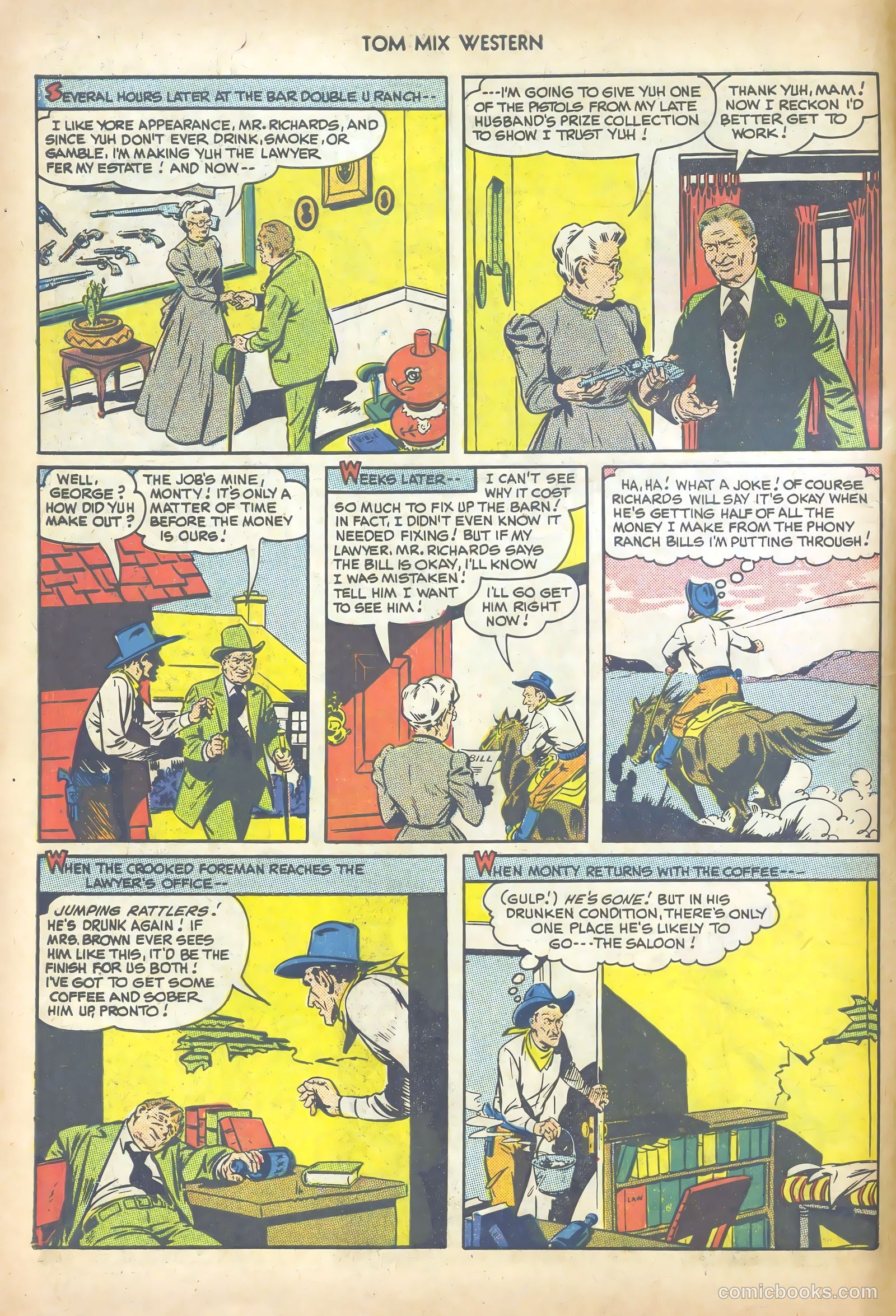 Tom Mix Western #28 (1950) — page 6 of 52