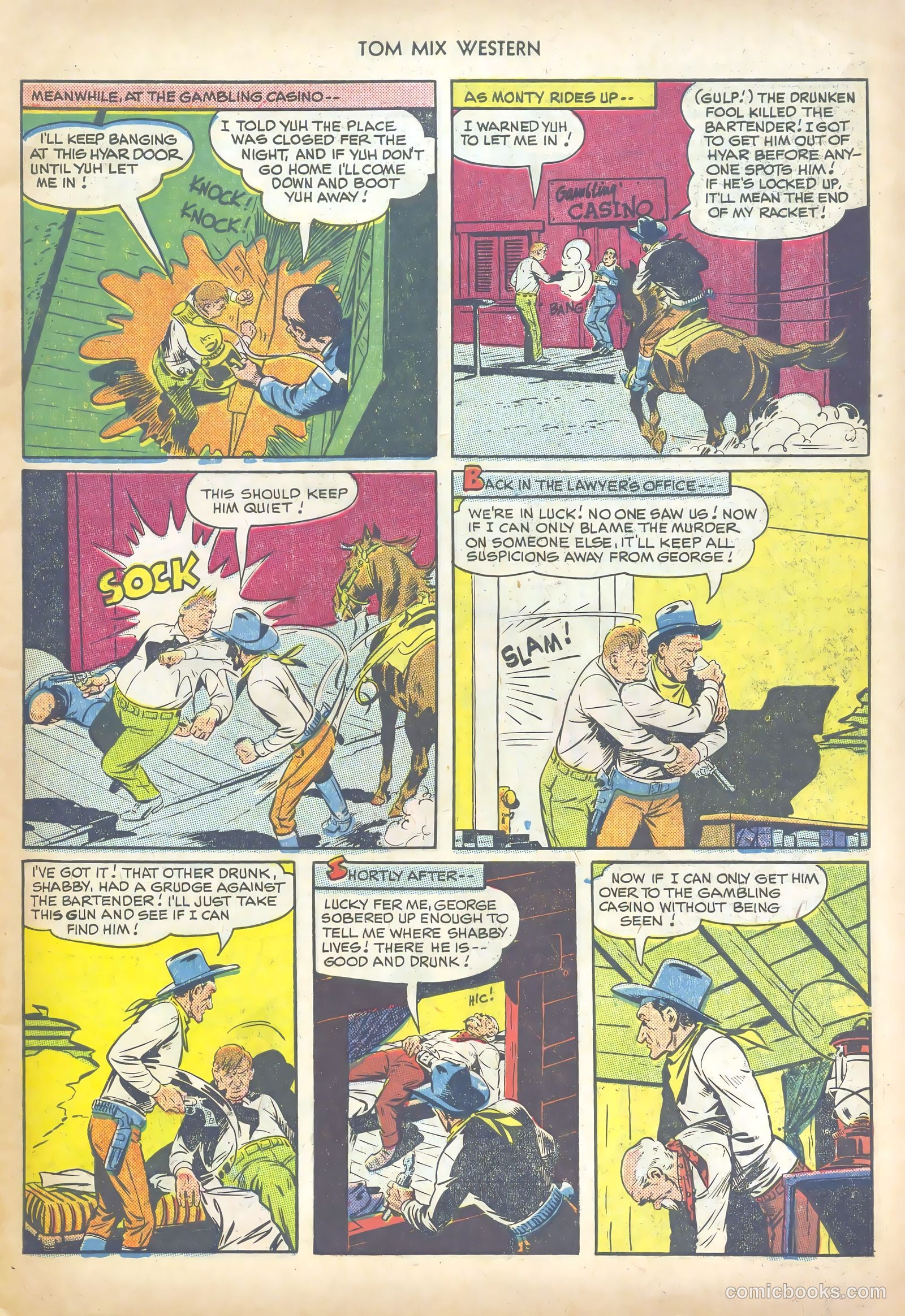 Tom Mix Western #28 (1950) — page 7 of 52