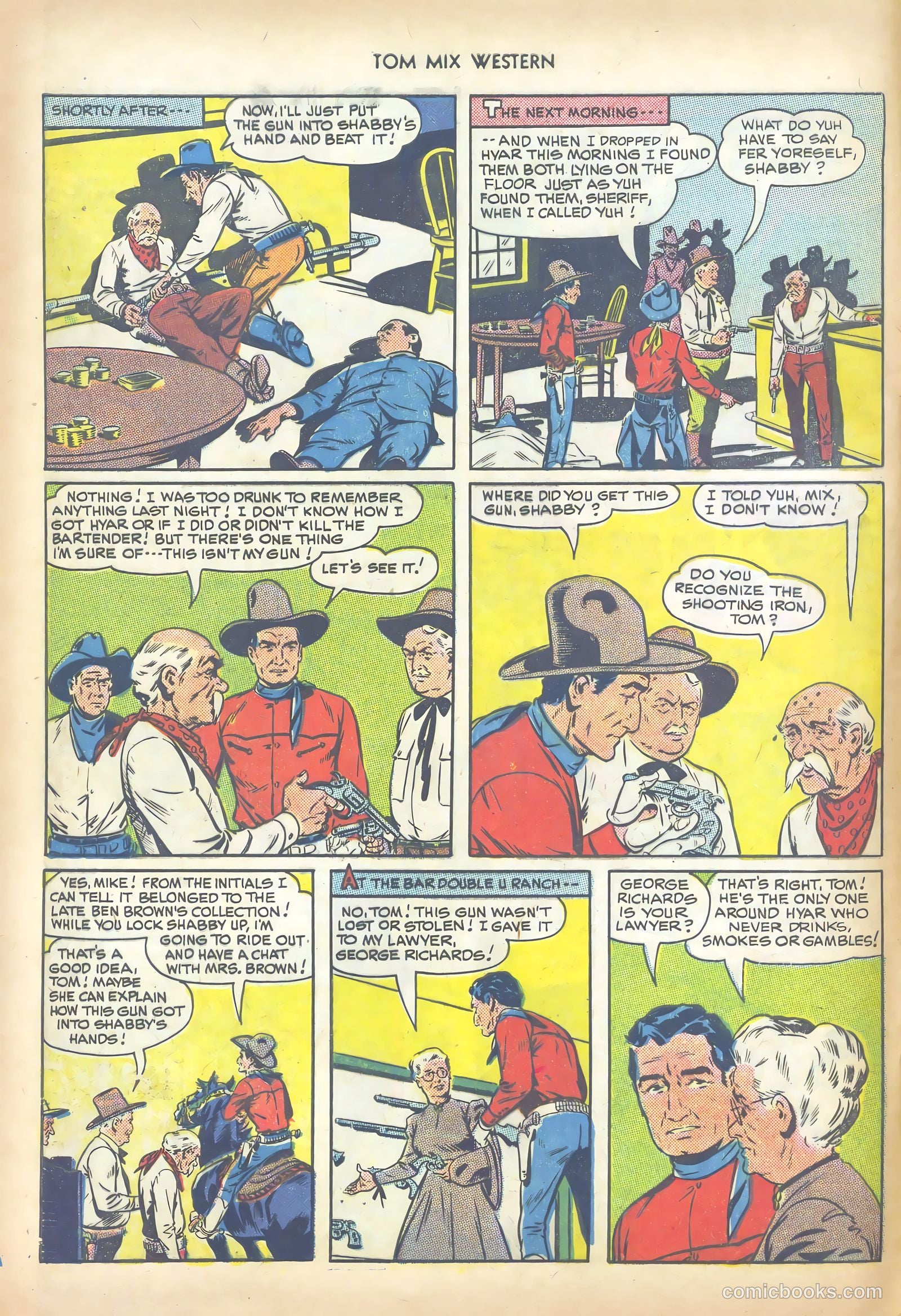 Tom Mix Western #28 (1950) — page 8 of 52
