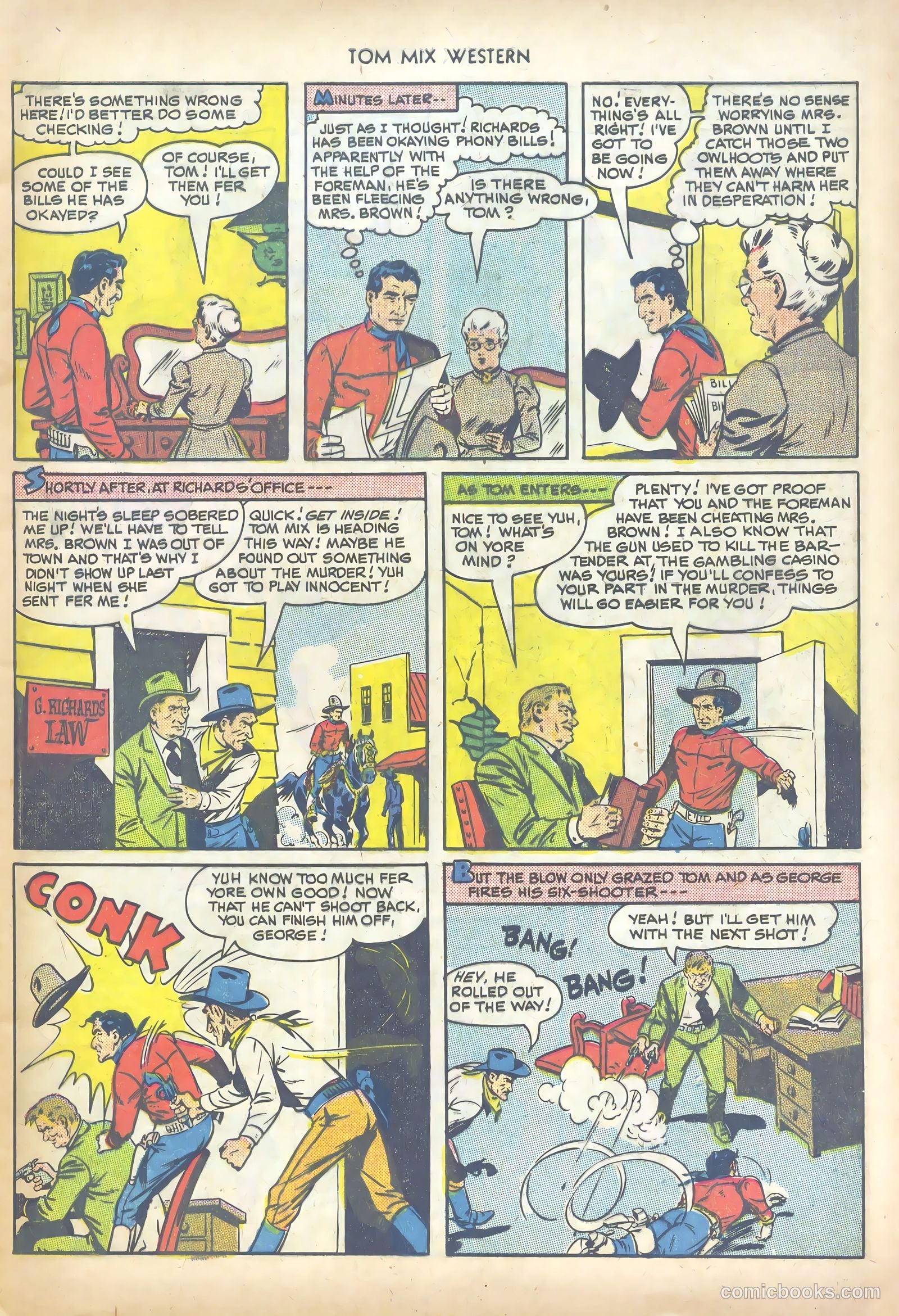 Tom Mix Western #28 (1950) — page 9 of 52