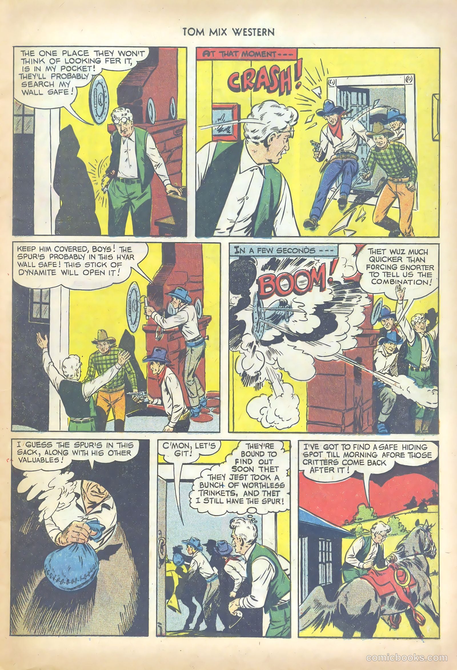 Tom Mix Western #28 (1950) — page 17 of 52