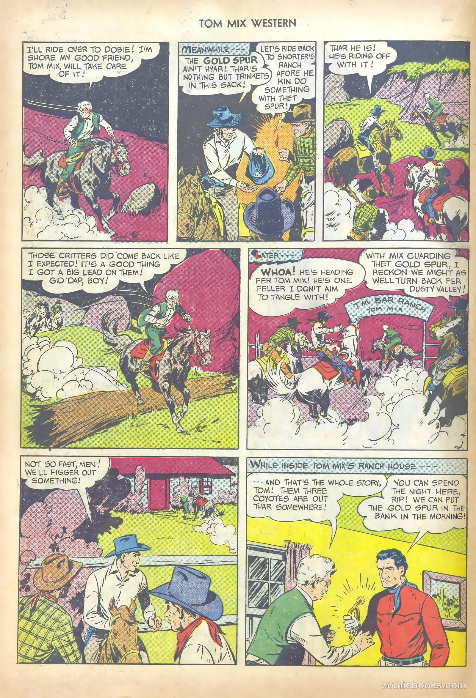 Tom Mix Western #28 (1950) — page 18 of 52
