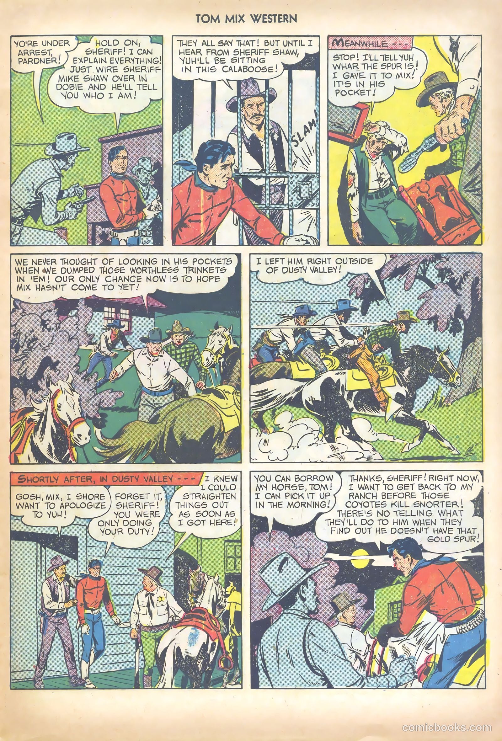 Tom Mix Western #28 (1950) — page 21 of 52
