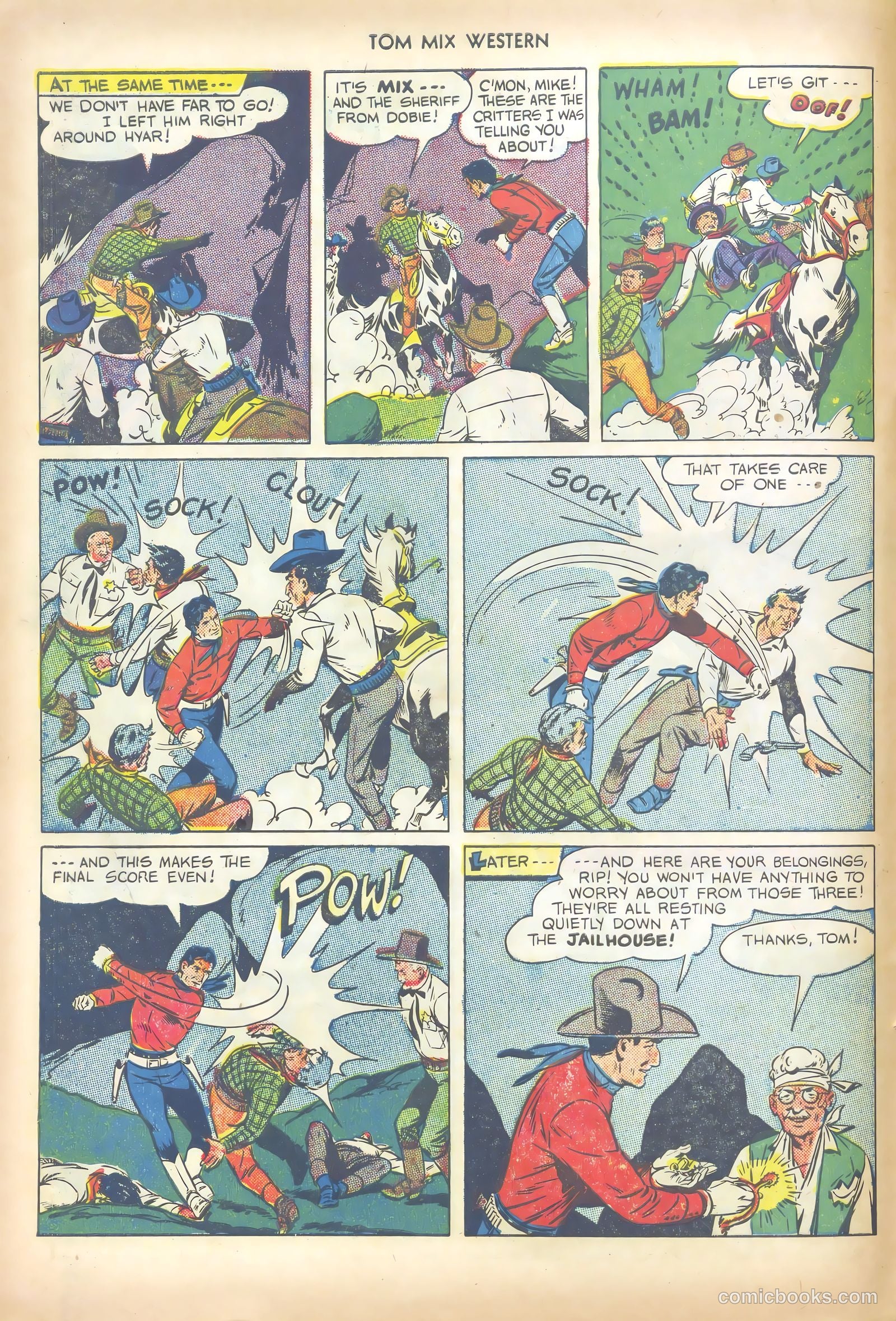 Tom Mix Western #28 (1950) — page 22 of 52