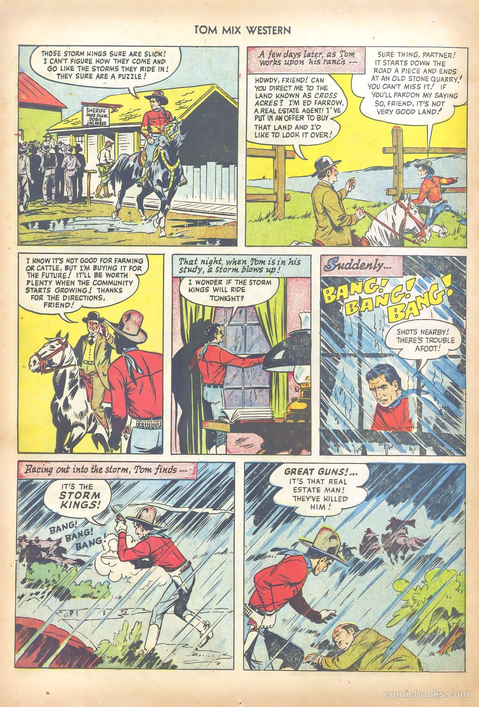 Tom Mix Western #28 (1950) — page 28 of 52