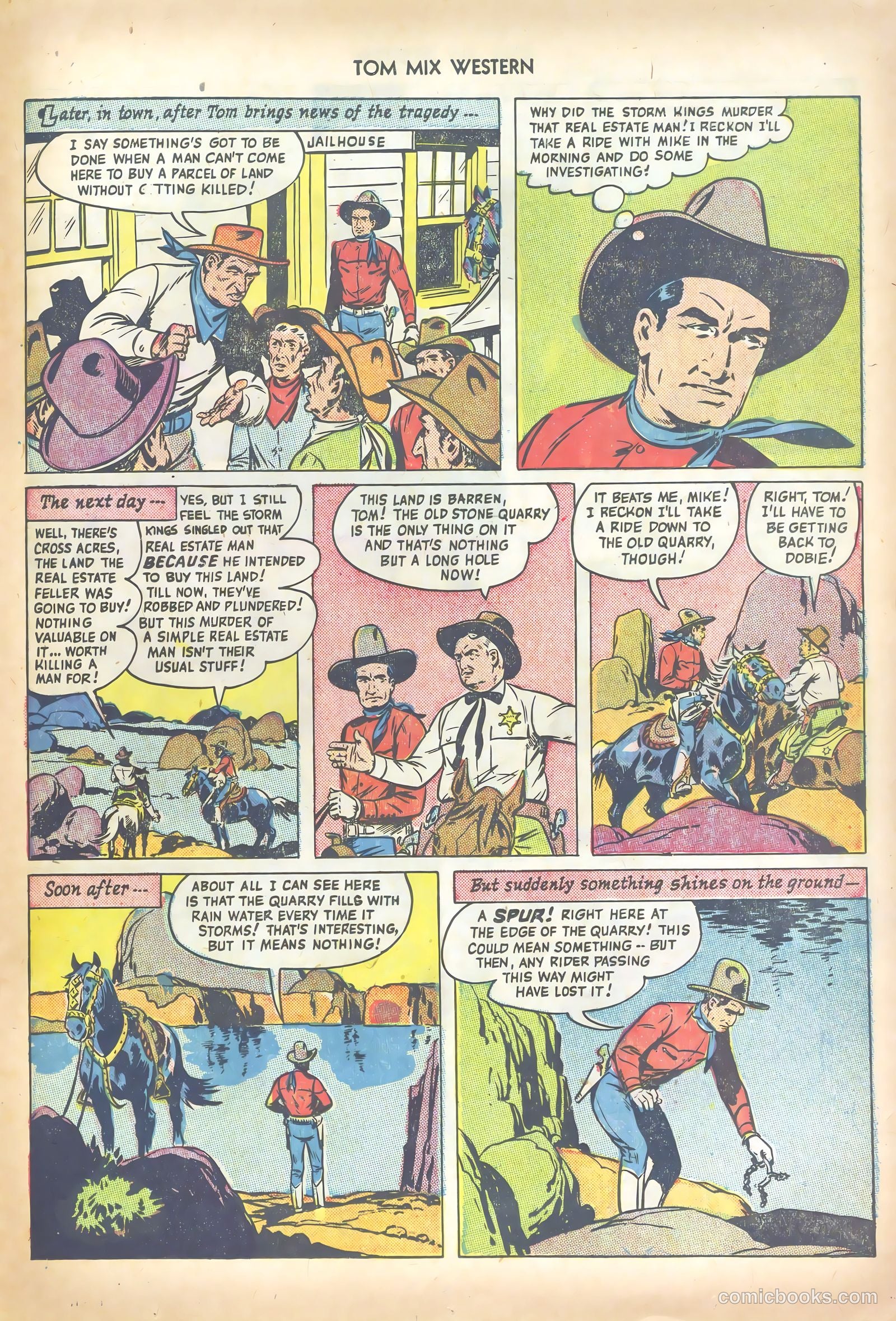 Tom Mix Western #28 (1950) — page 29 of 52