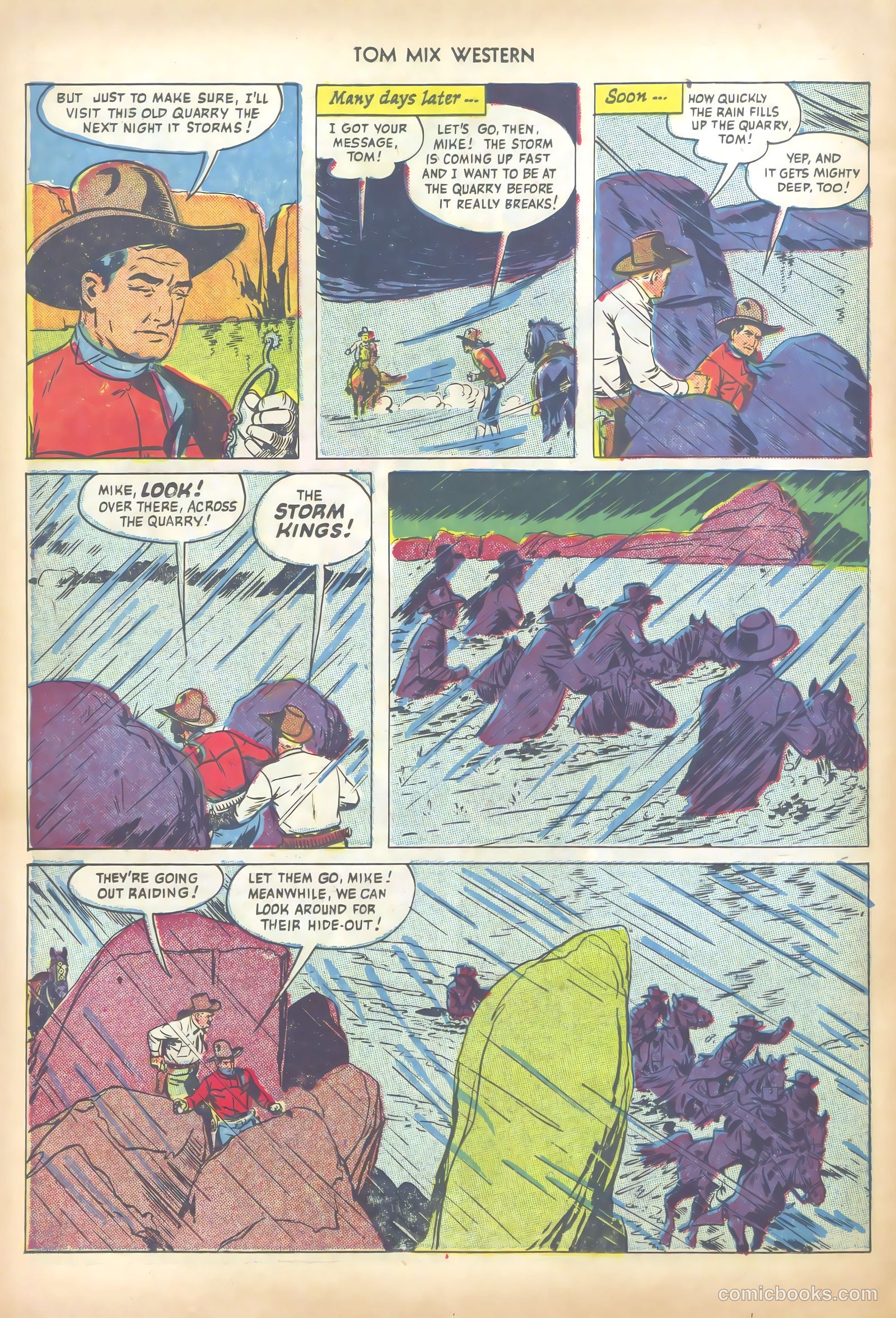 Tom Mix Western #28 (1950) — page 30 of 52