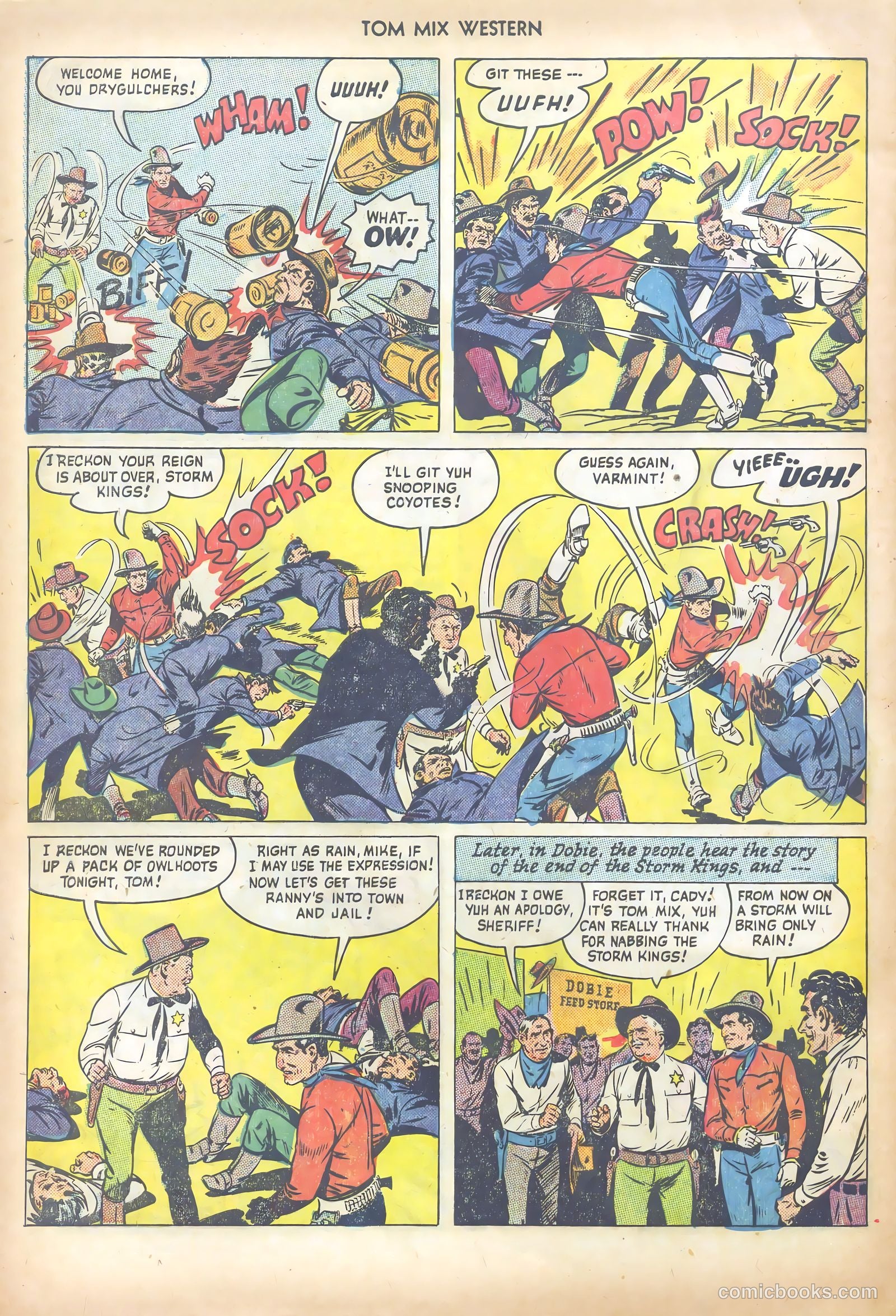 Tom Mix Western #28 (1950) — page 32 of 52