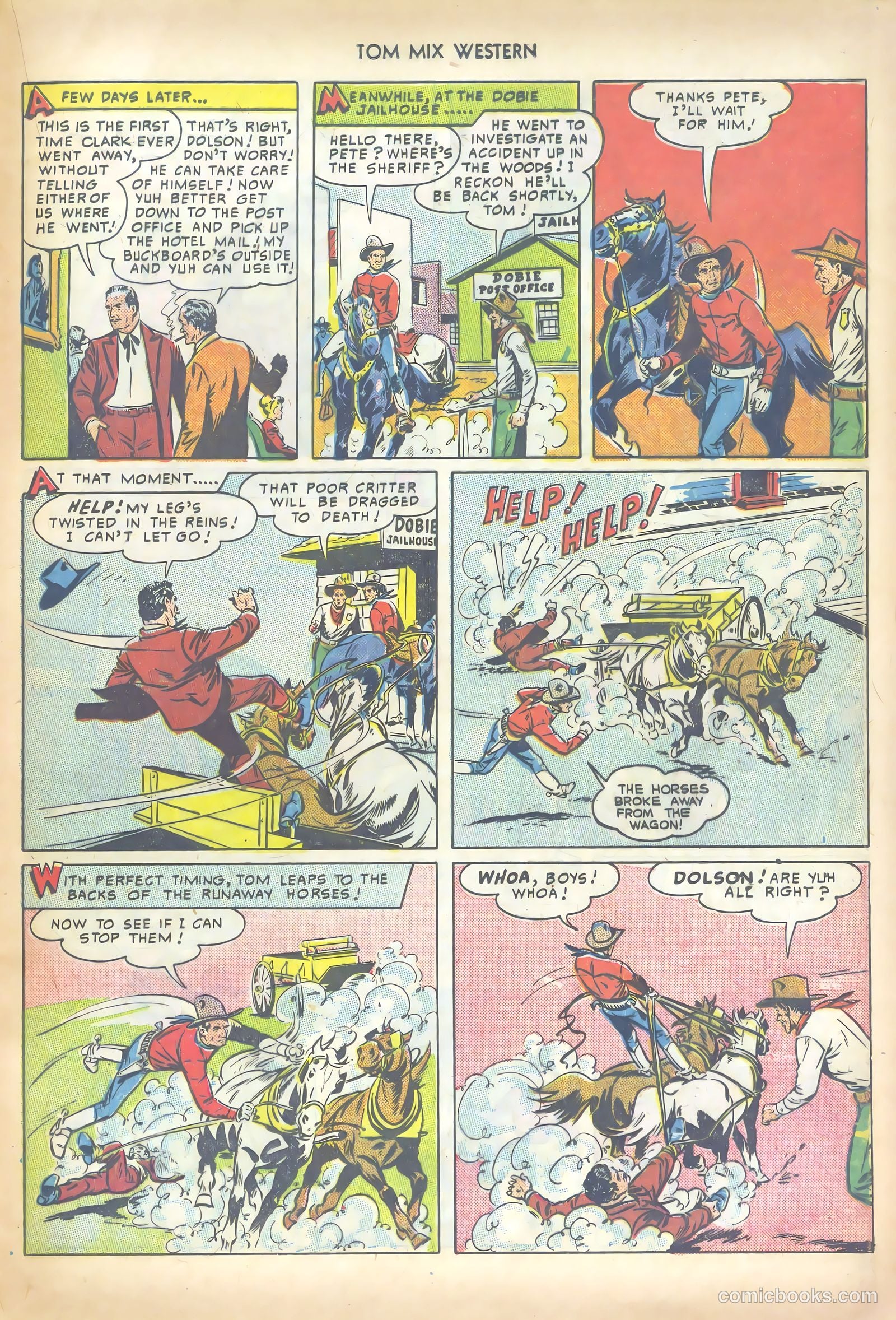 Tom Mix Western #28 (1950) — page 37 of 52
