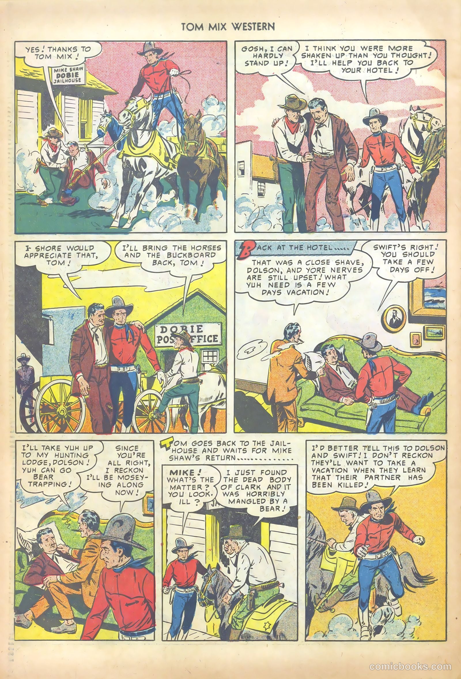 Tom Mix Western #28 (1950) — page 38 of 52