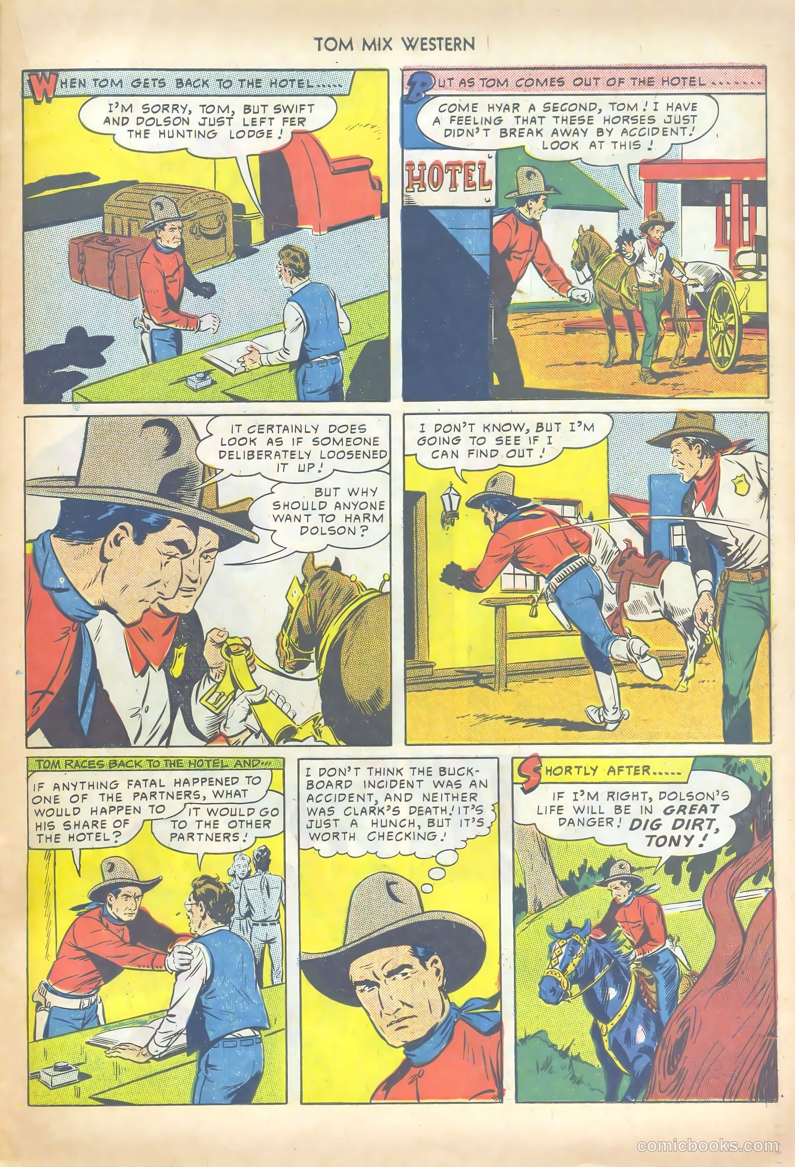 Tom Mix Western #28 (1950) — page 39 of 52