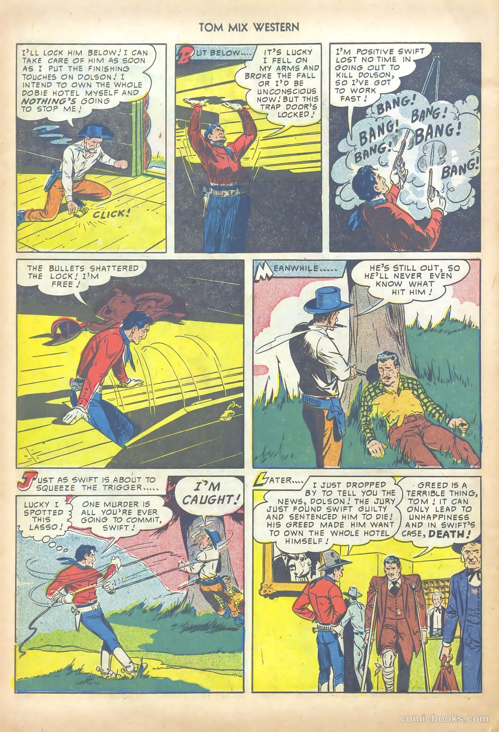 Tom Mix Western #28 (1950) — page 42 of 52