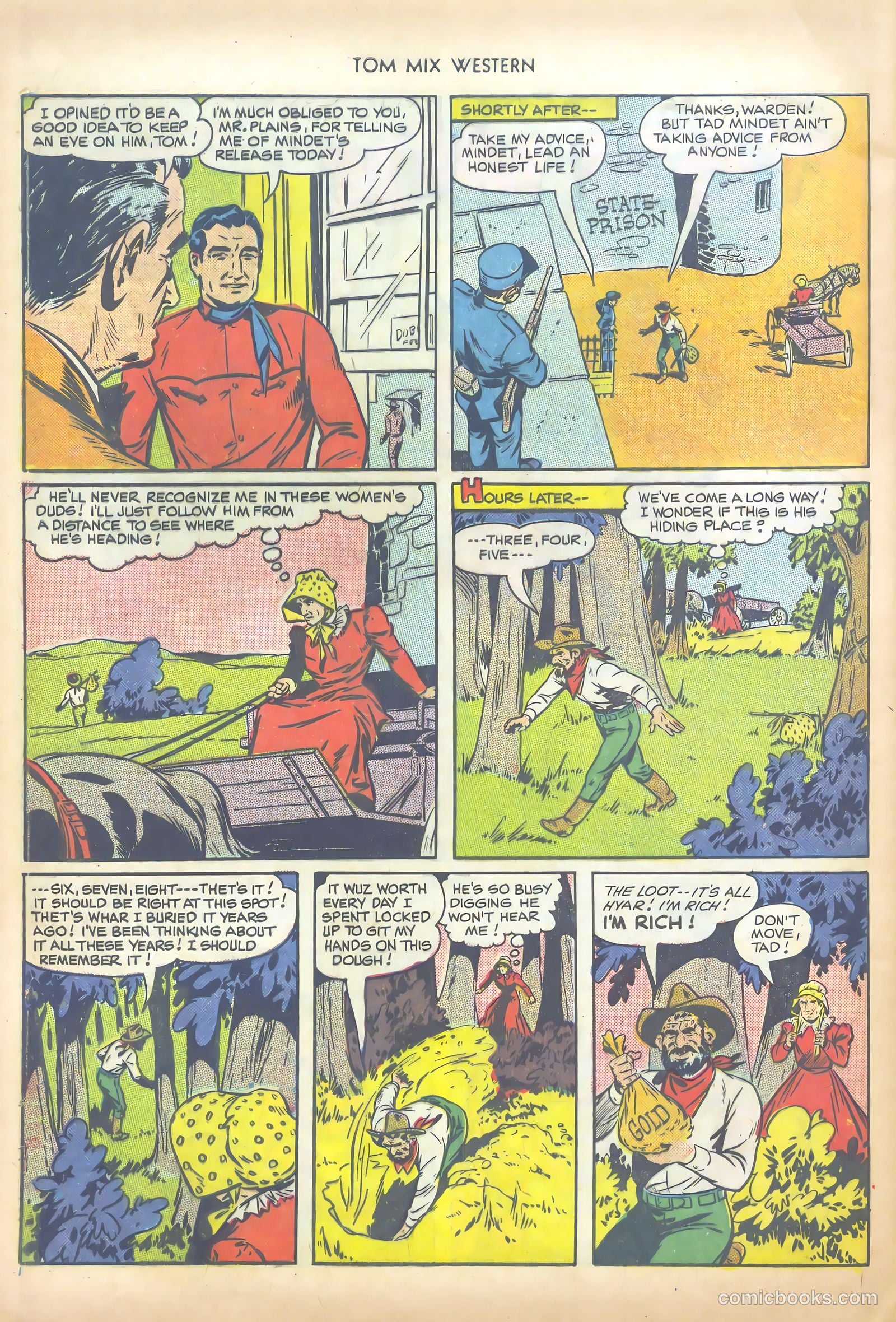 Tom Mix Western #28 (1950) — page 44 of 52