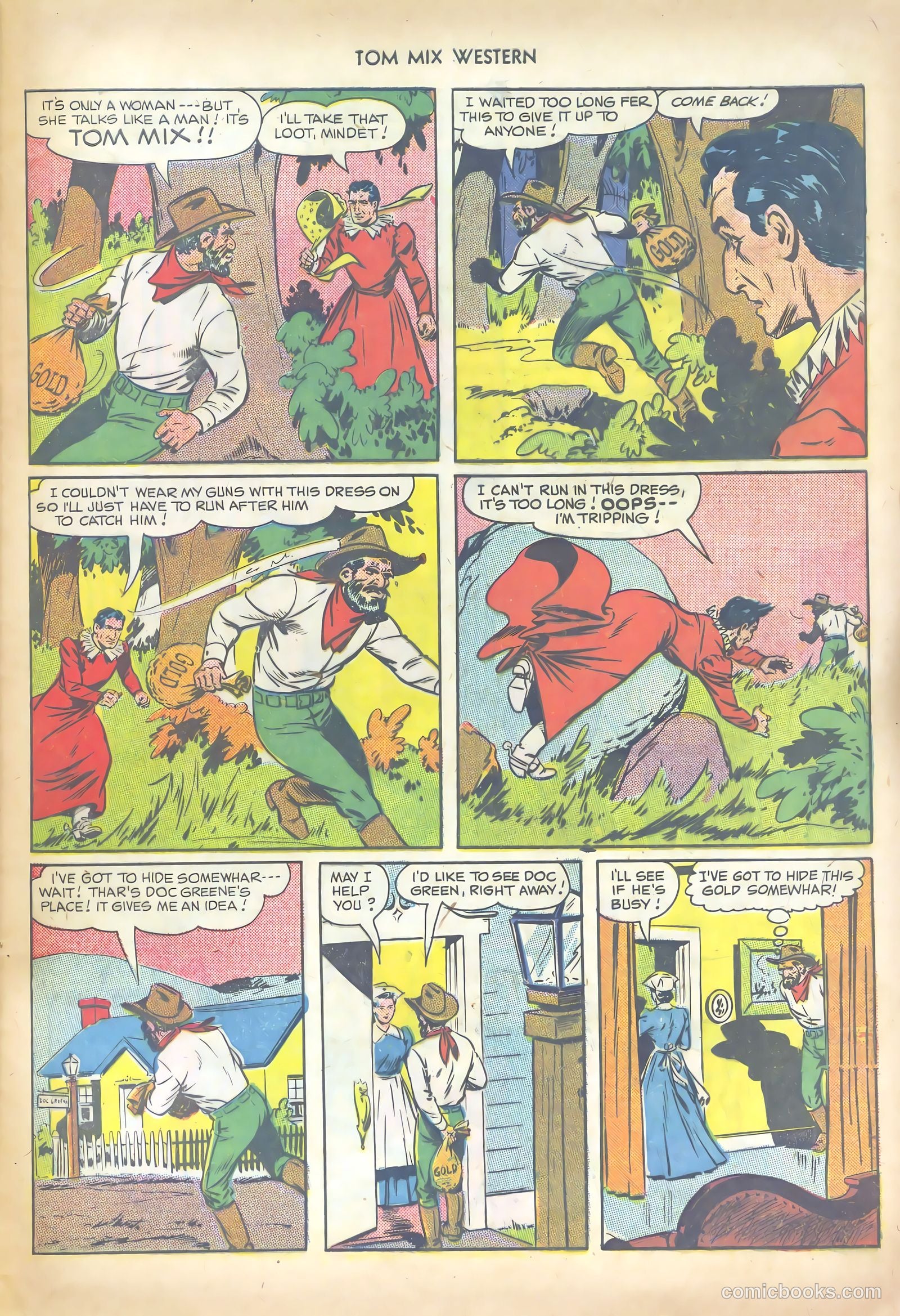 Tom Mix Western #28 (1950) — page 45 of 52