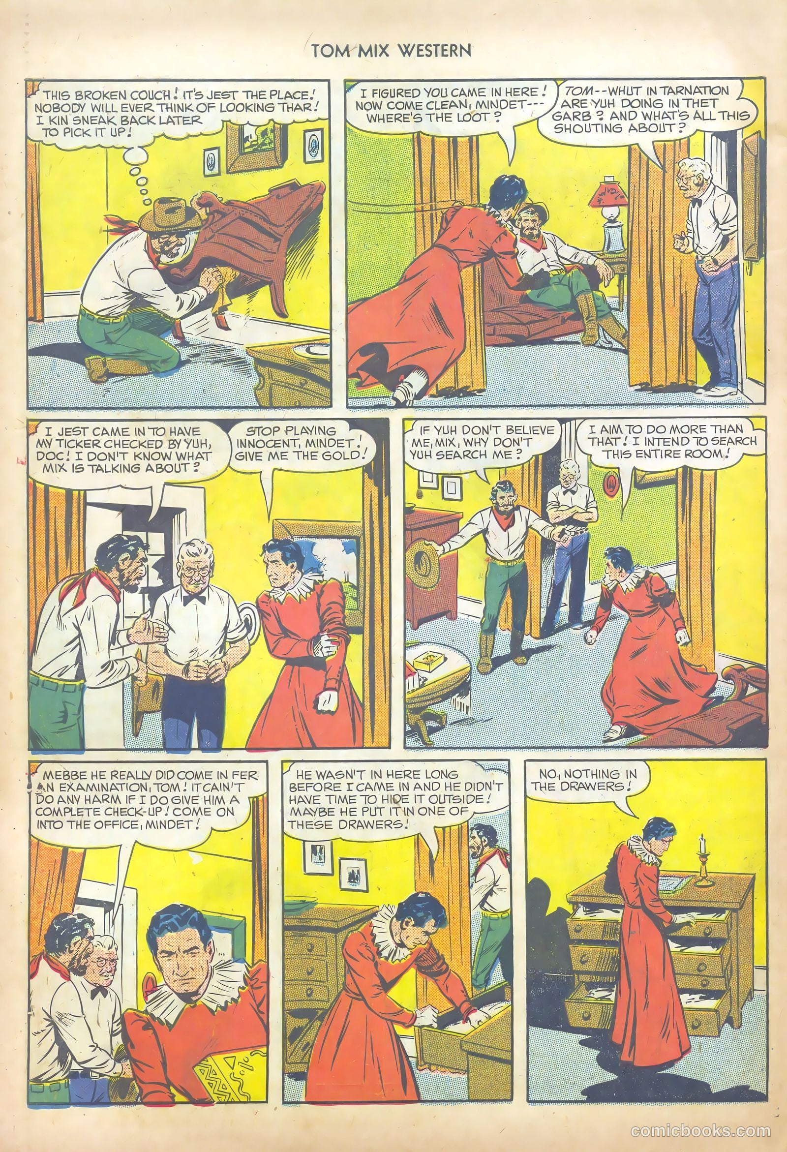Tom Mix Western #28 (1950) — page 46 of 52