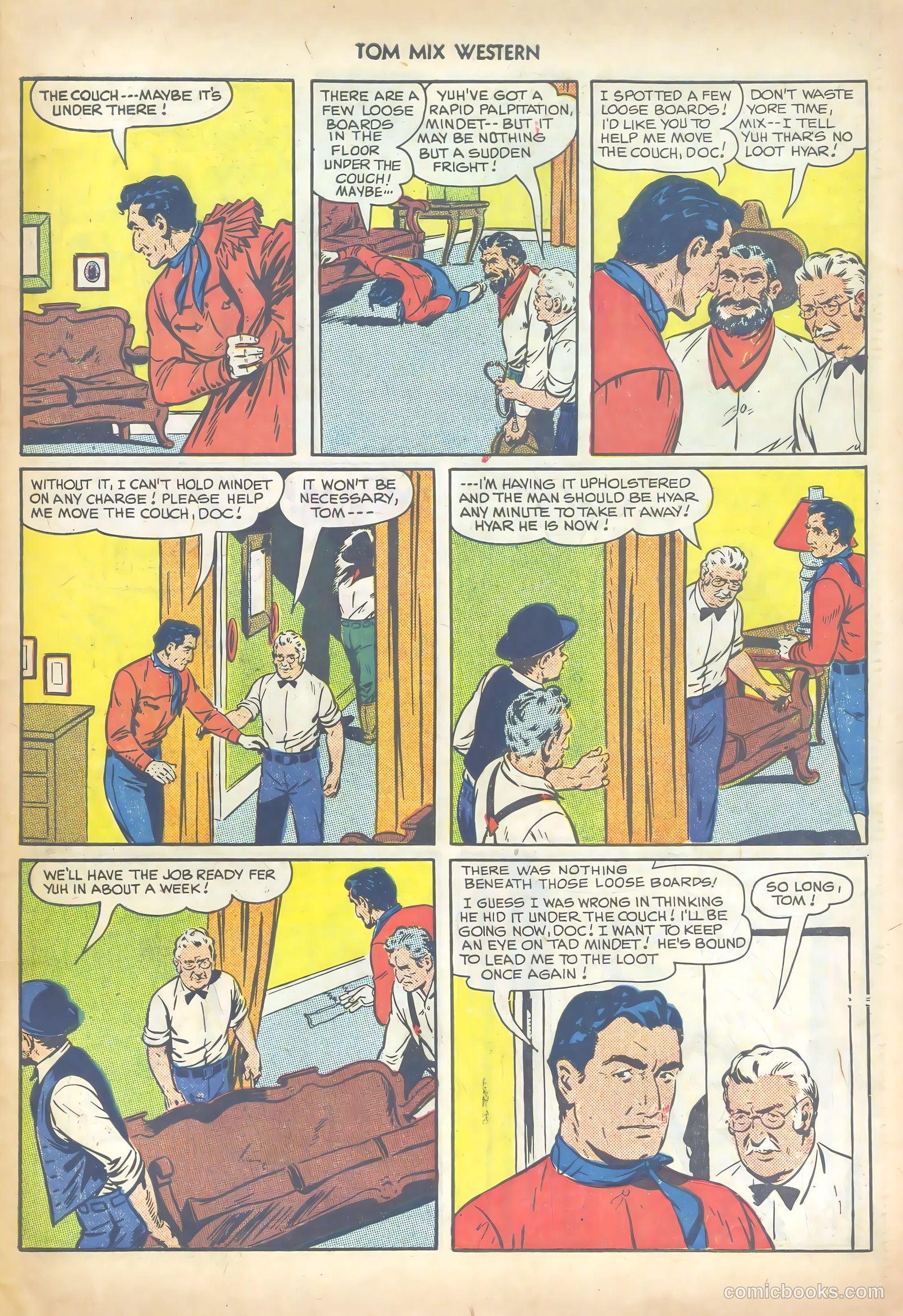Tom Mix Western #28 (1950) — page 47 of 52