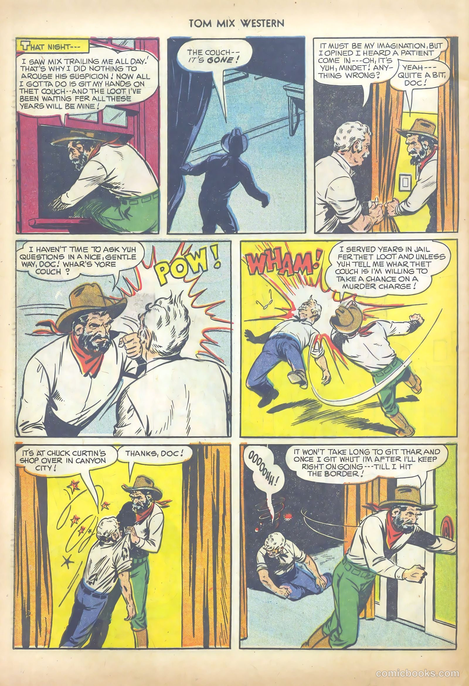 Tom Mix Western #28 (1950) — page 48 of 52