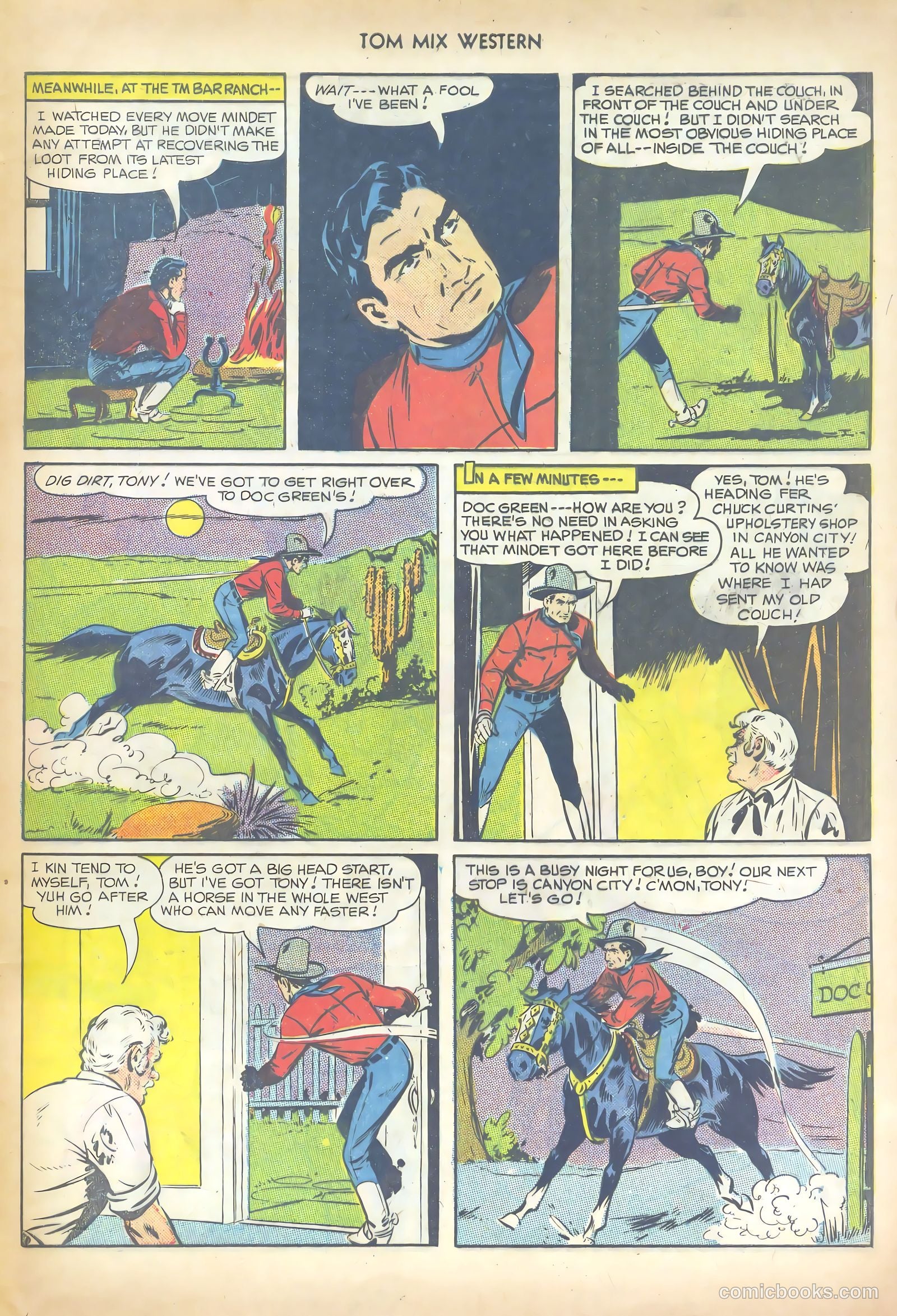 Tom Mix Western #28 (1950) — page 49 of 52