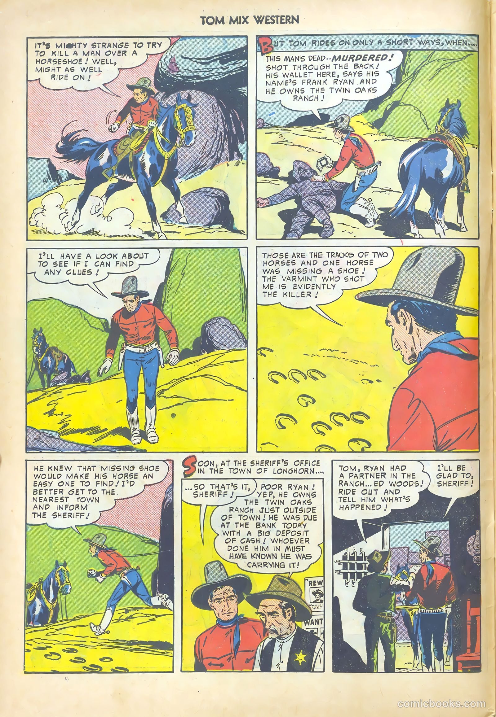 Tom Mix Western #29 (1950) — page 6 of 52