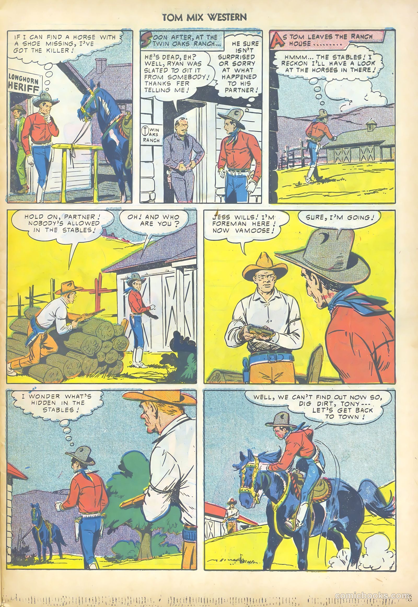 Tom Mix Western #29 (1950) — page 7 of 52