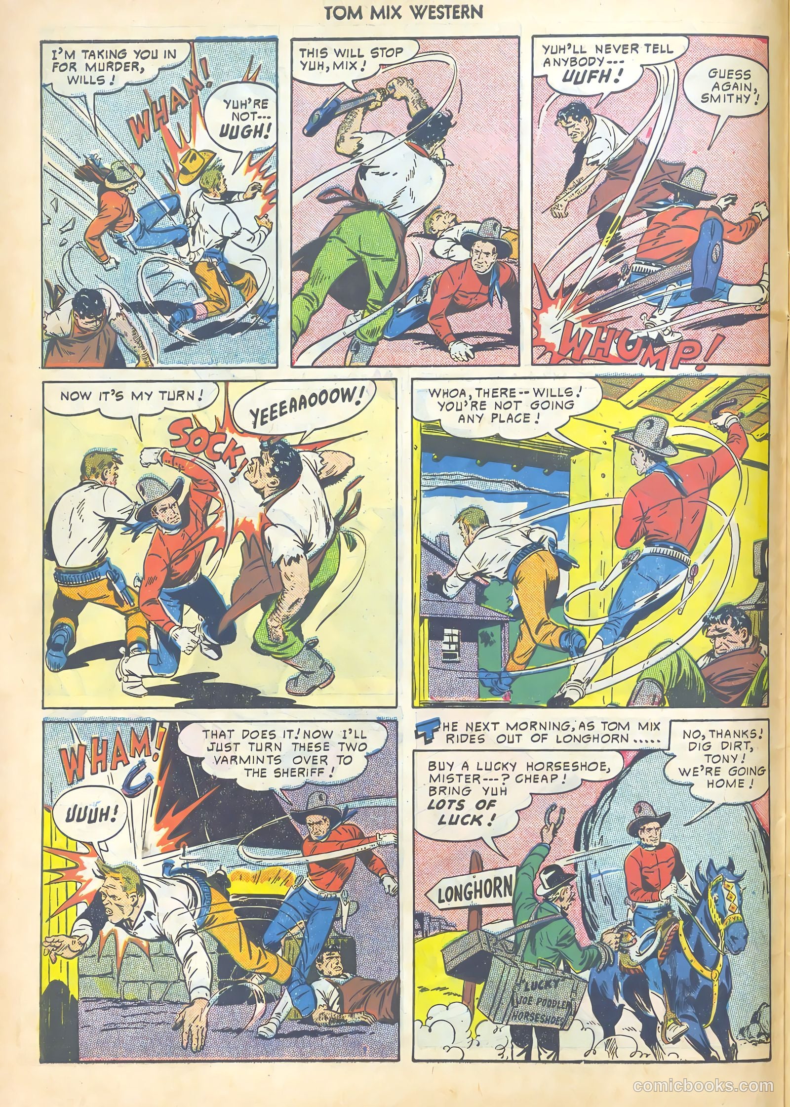 Tom Mix Western #29 (1950) — page 10 of 52