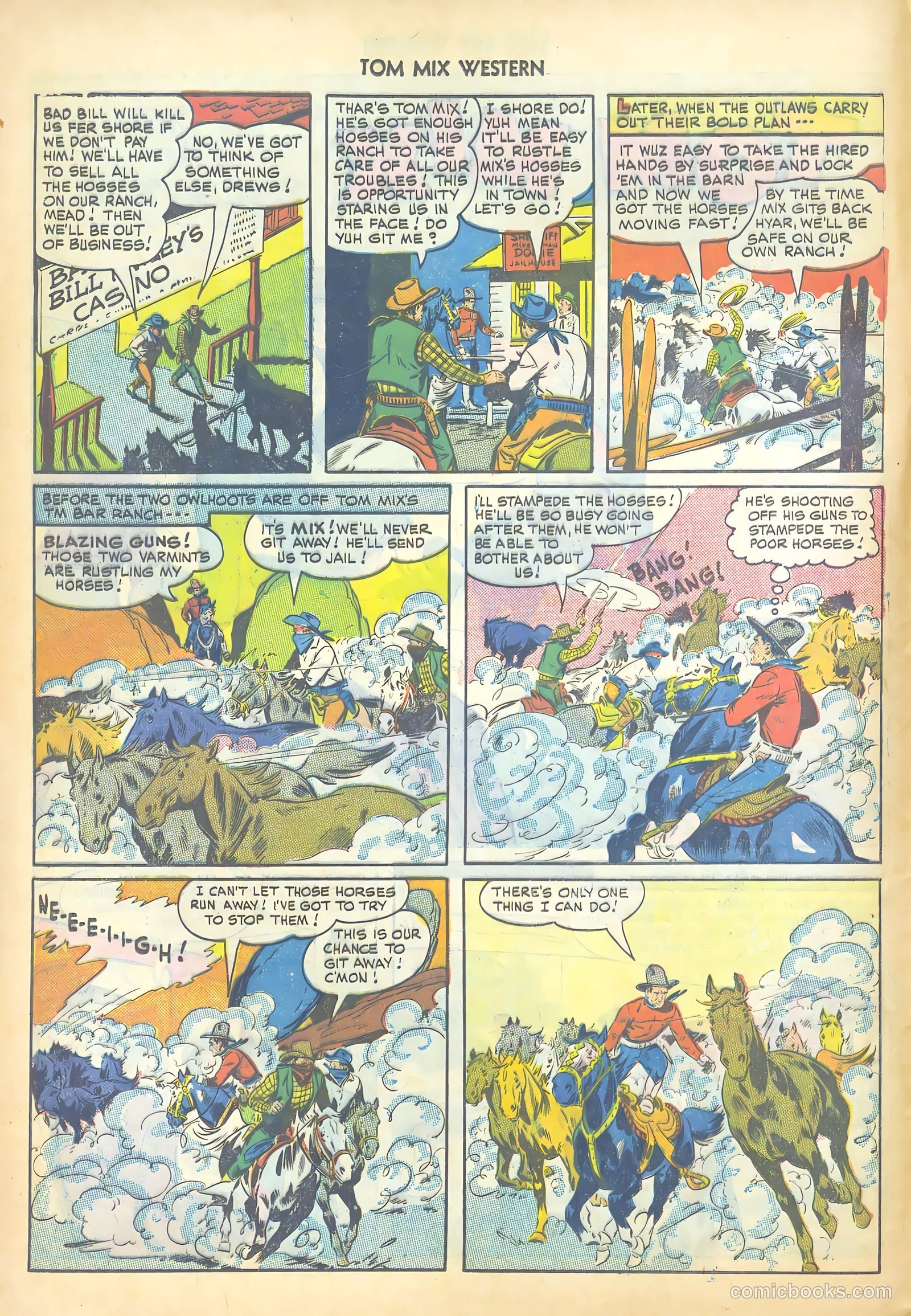 Tom Mix Western #29 (1950) — page 12 of 52