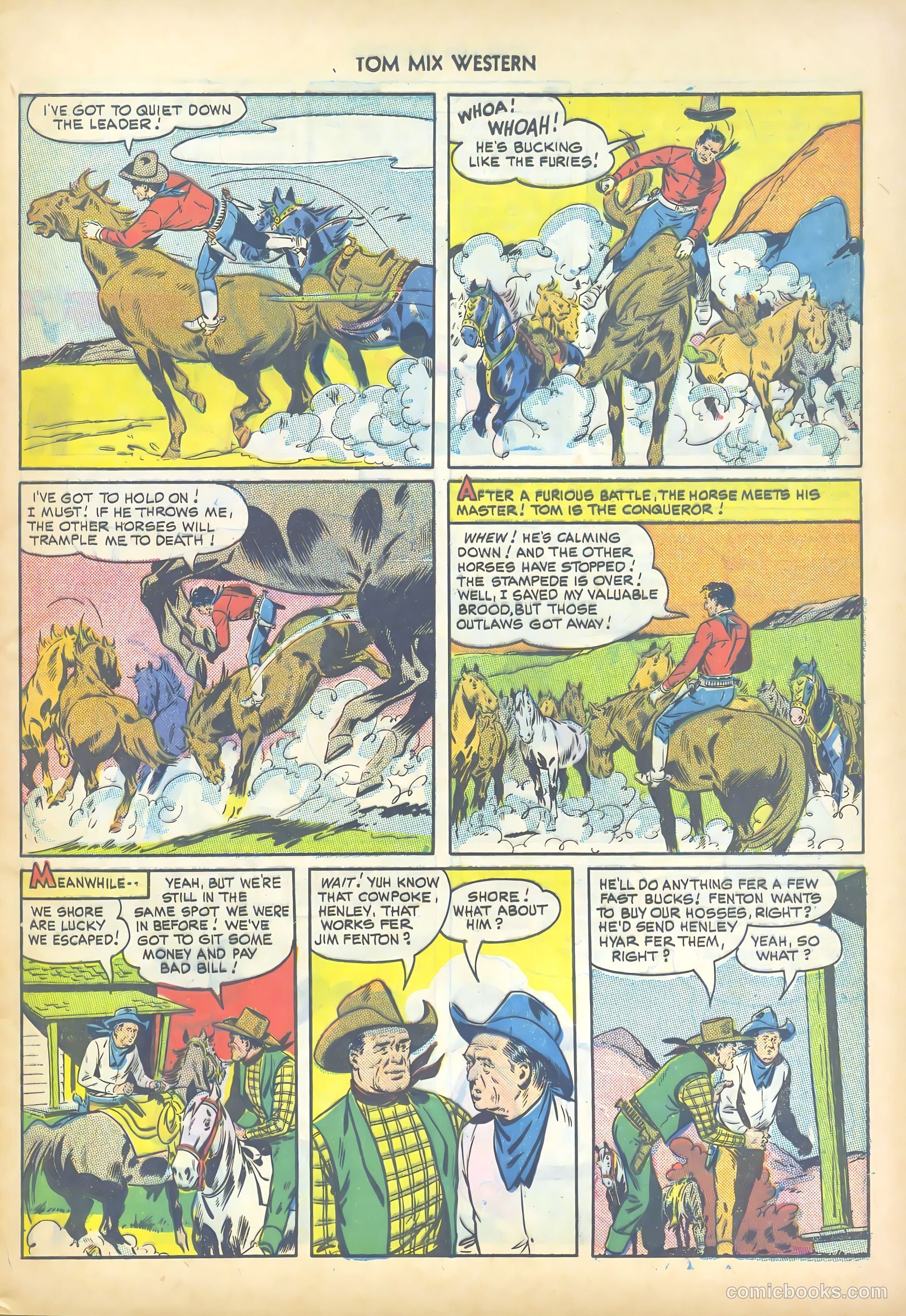 Tom Mix Western #29 (1950) — page 13 of 52