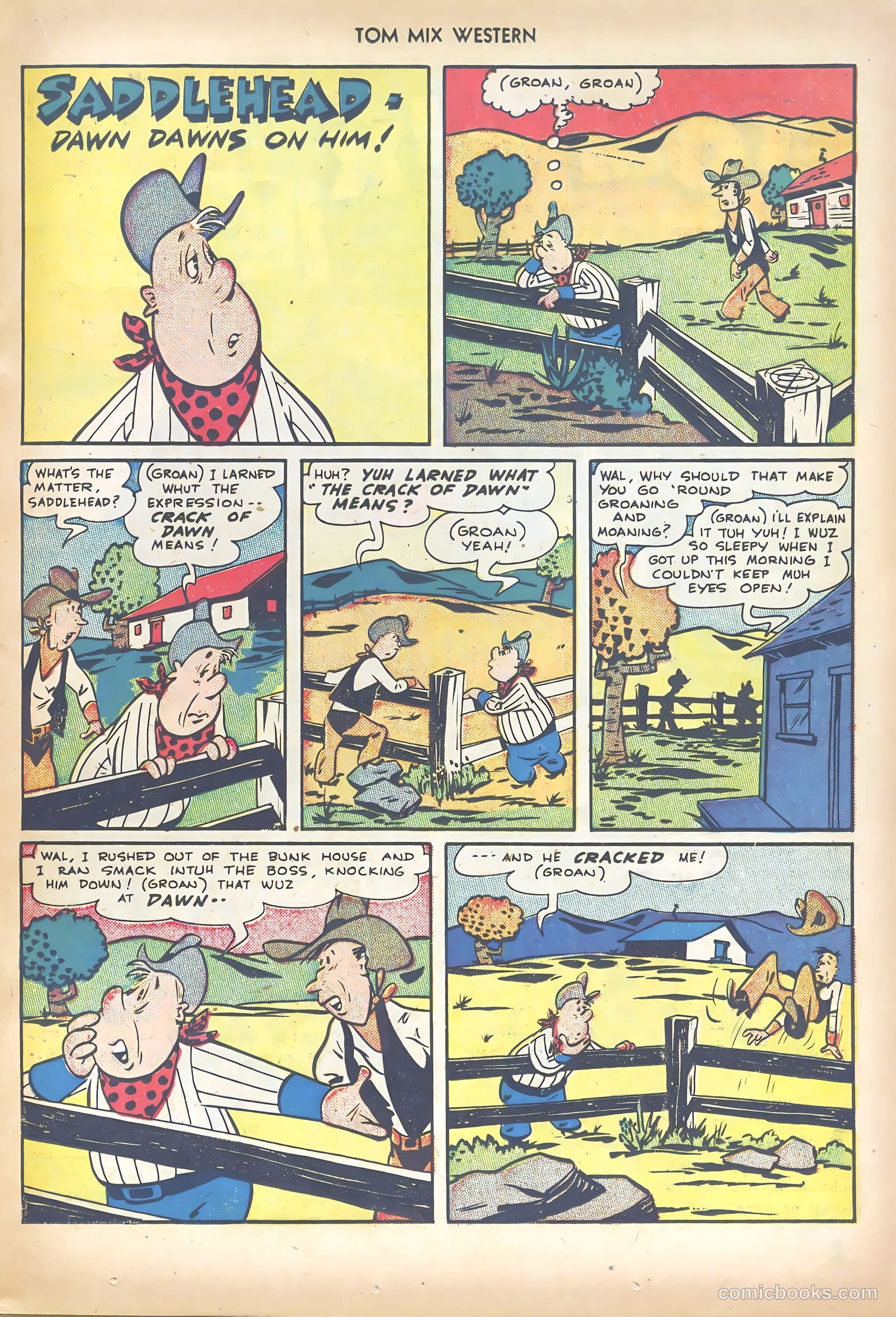 Tom Mix Western #29 (1950) — page 25 of 52