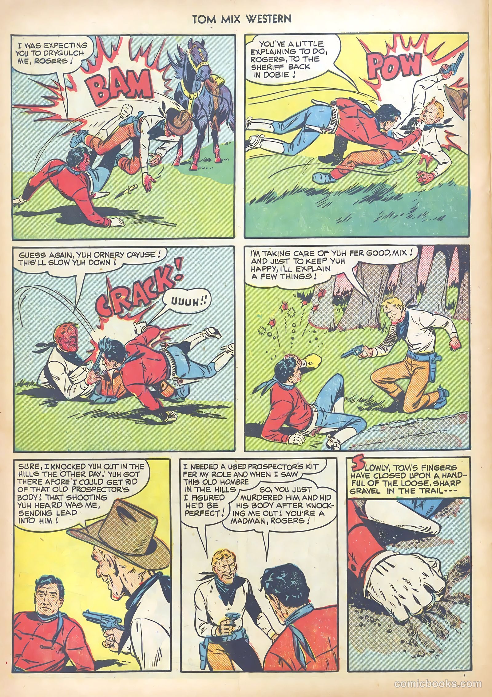 Tom Mix Western #29 (1950) — page 32 of 52