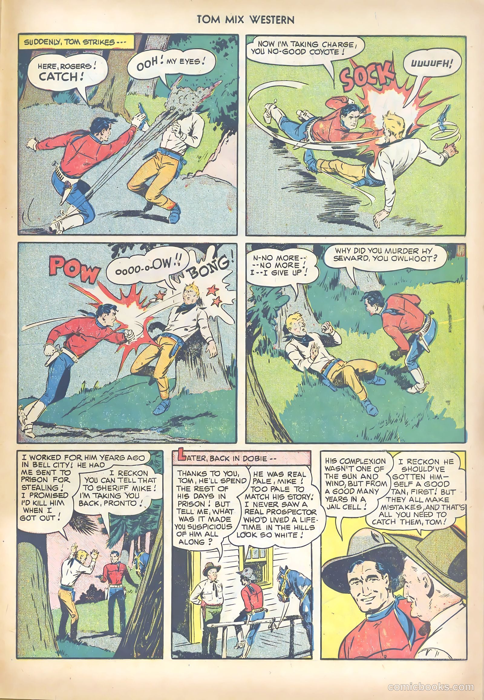 Tom Mix Western #29 (1950) — page 33 of 52