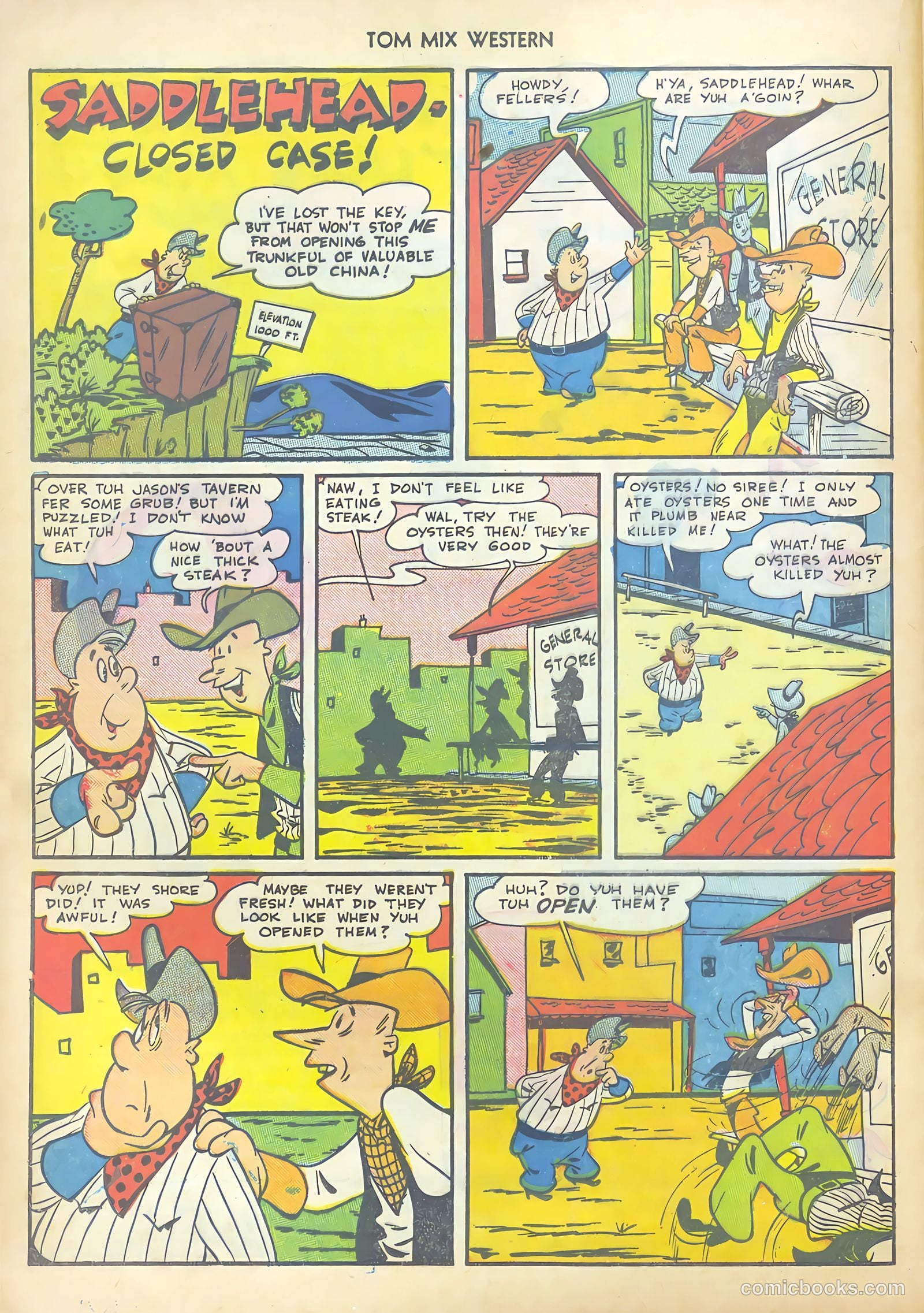 Tom Mix Western #29 (1950) — page 36 of 52