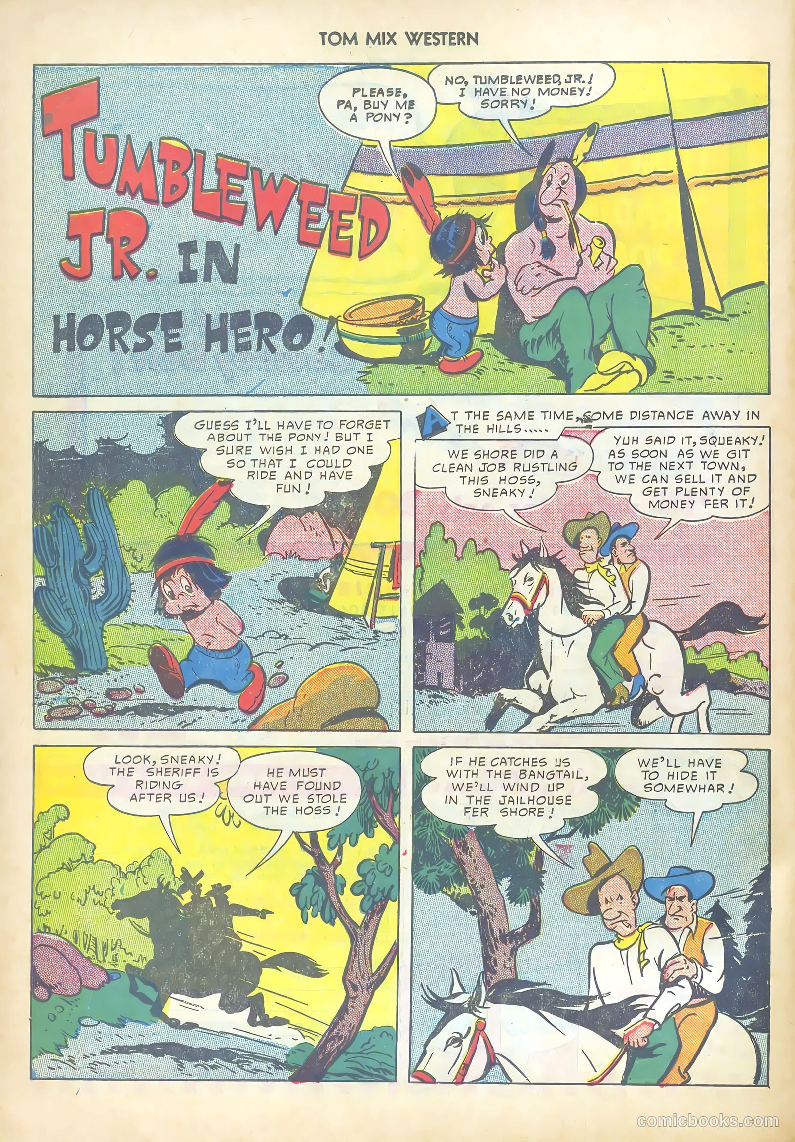 Tom Mix Western #29 (1950) — page 38 of 52