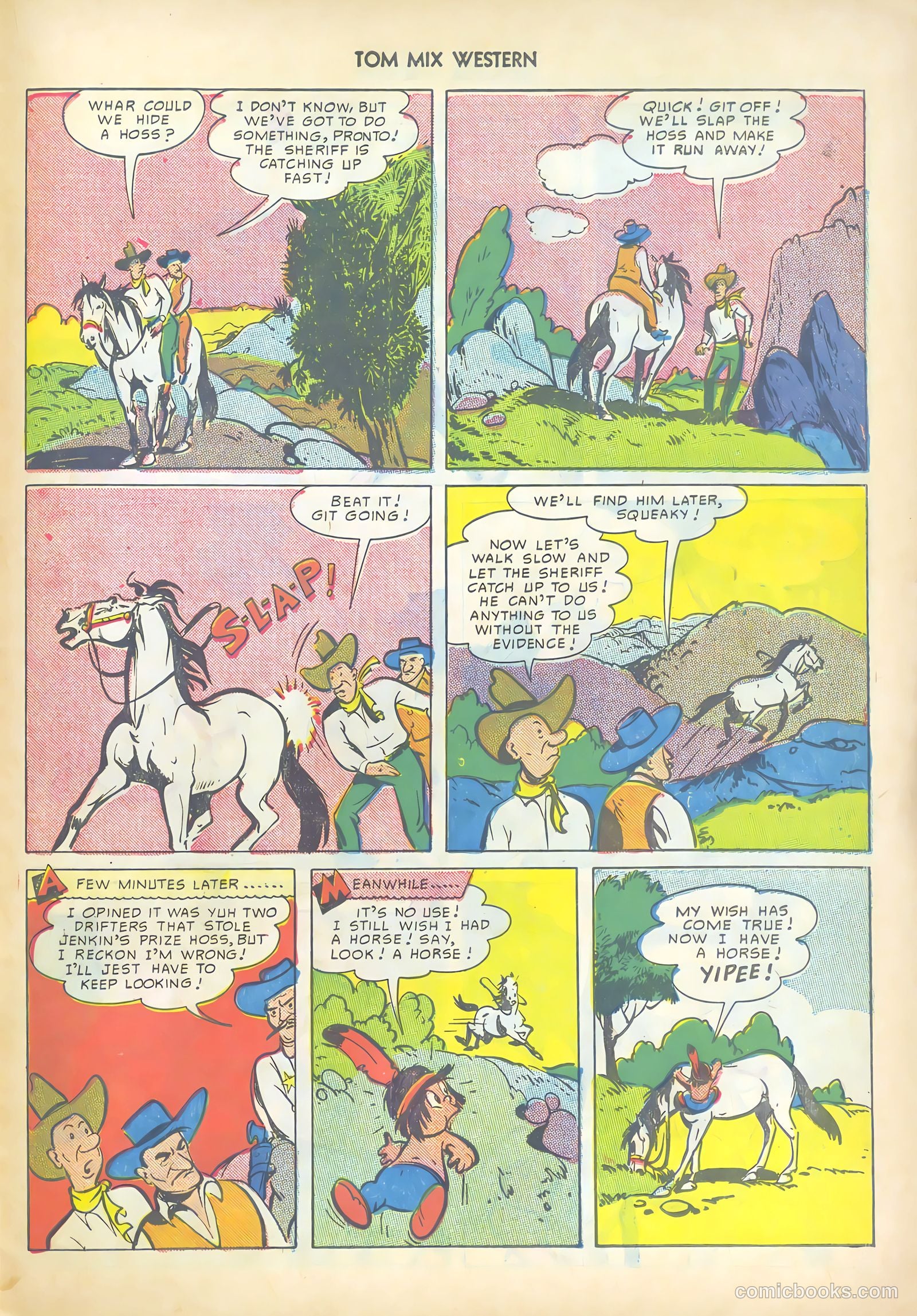 Tom Mix Western #29 (1950) — page 39 of 52