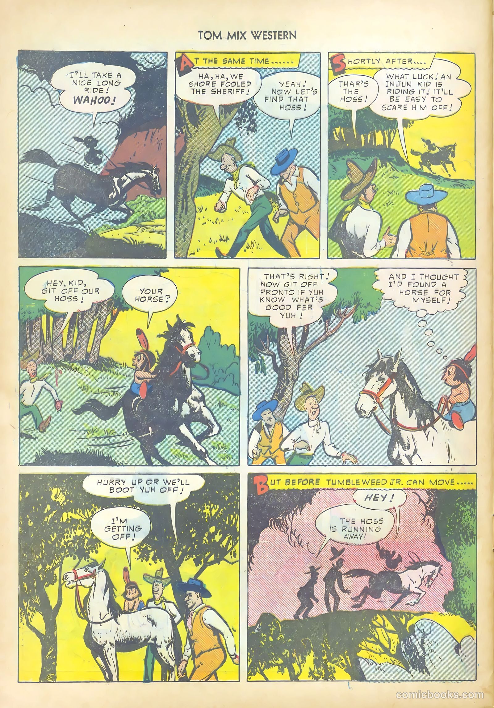 Tom Mix Western #29 (1950) — page 40 of 52