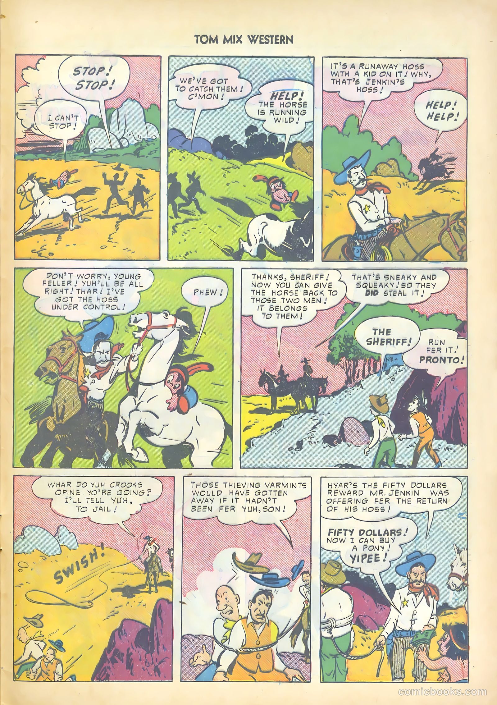 Tom Mix Western #29 (1950) — page 41 of 52