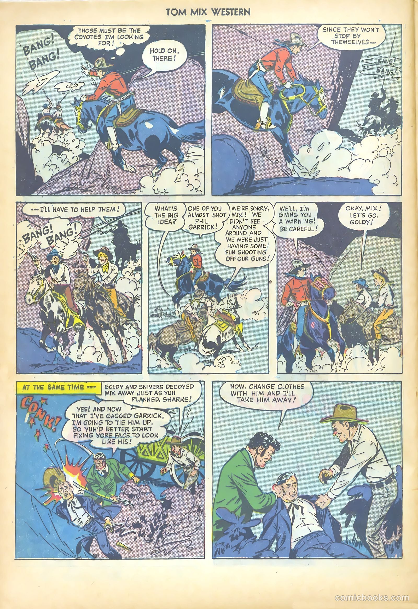 Tom Mix Western #29 (1950) — page 44 of 52