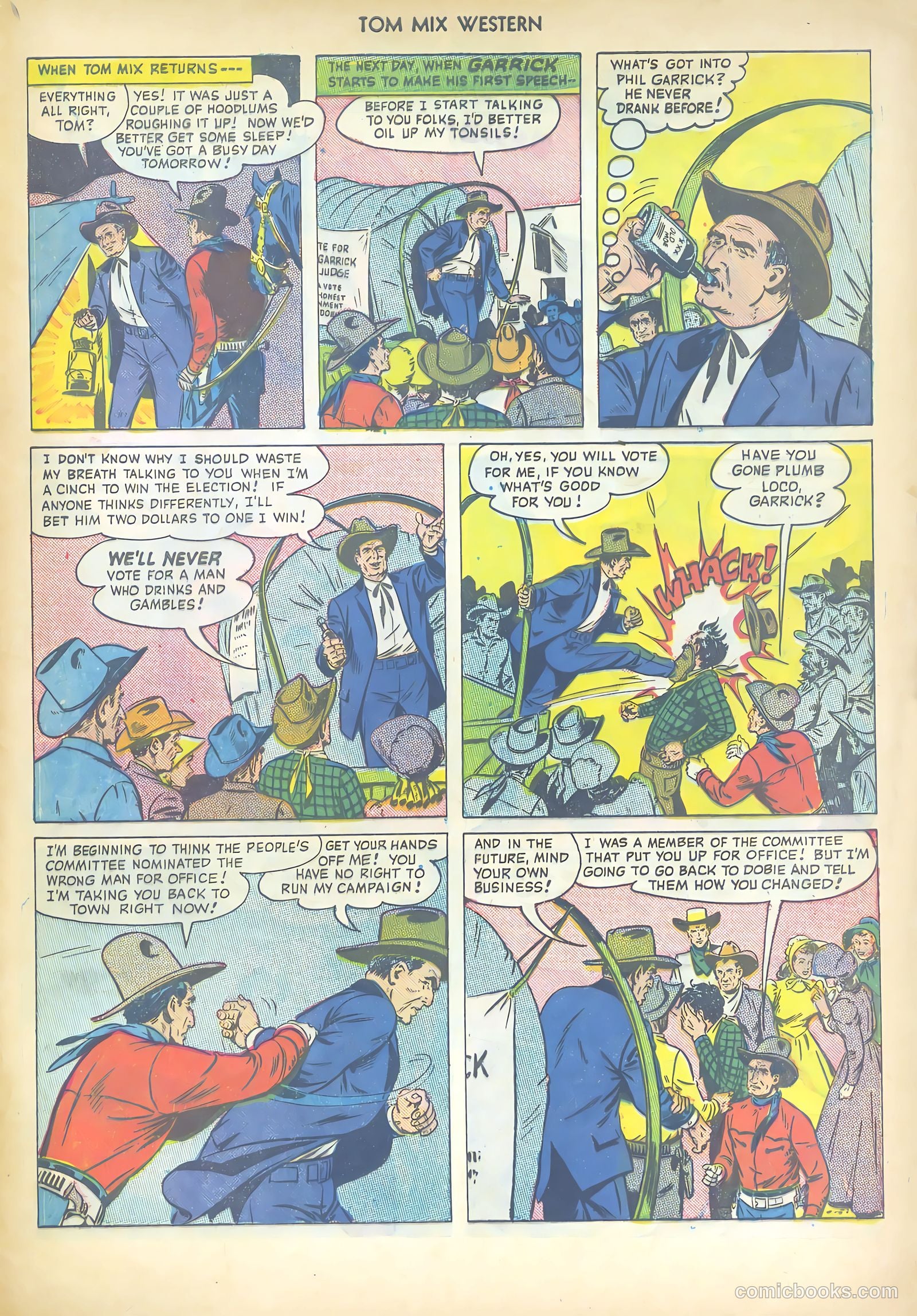 Tom Mix Western #29 (1950) — page 45 of 52