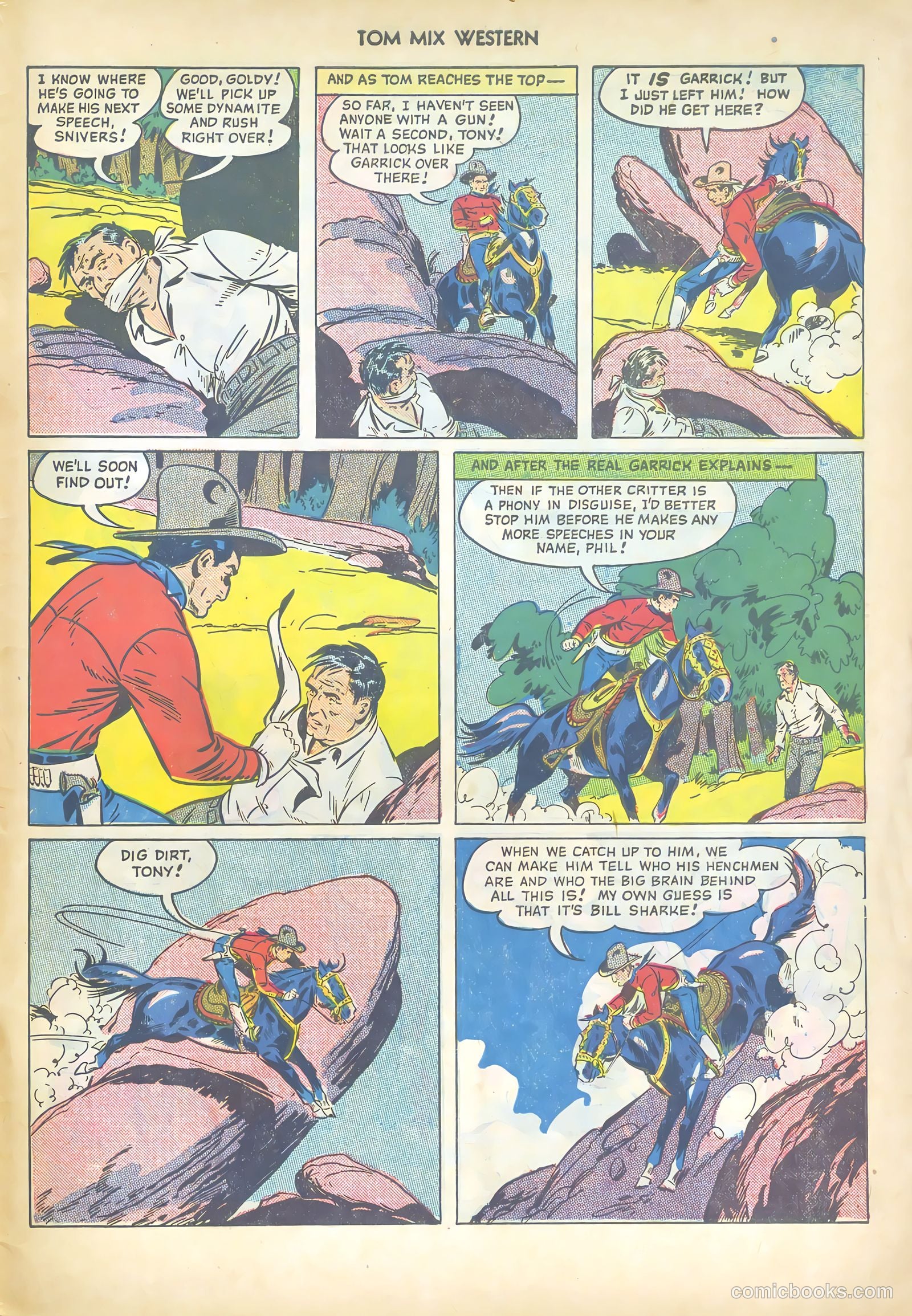 Tom Mix Western #29 (1950) — page 46 of 52