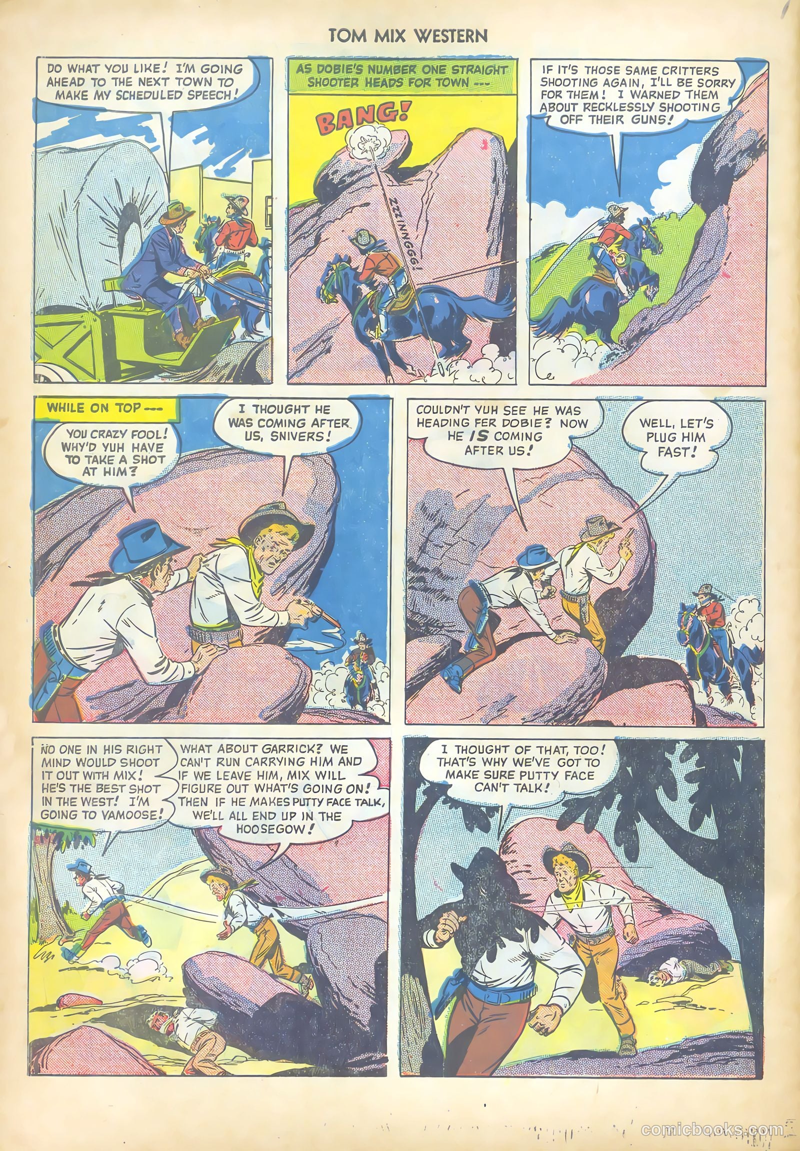 Tom Mix Western #29 (1950) — page 47 of 52