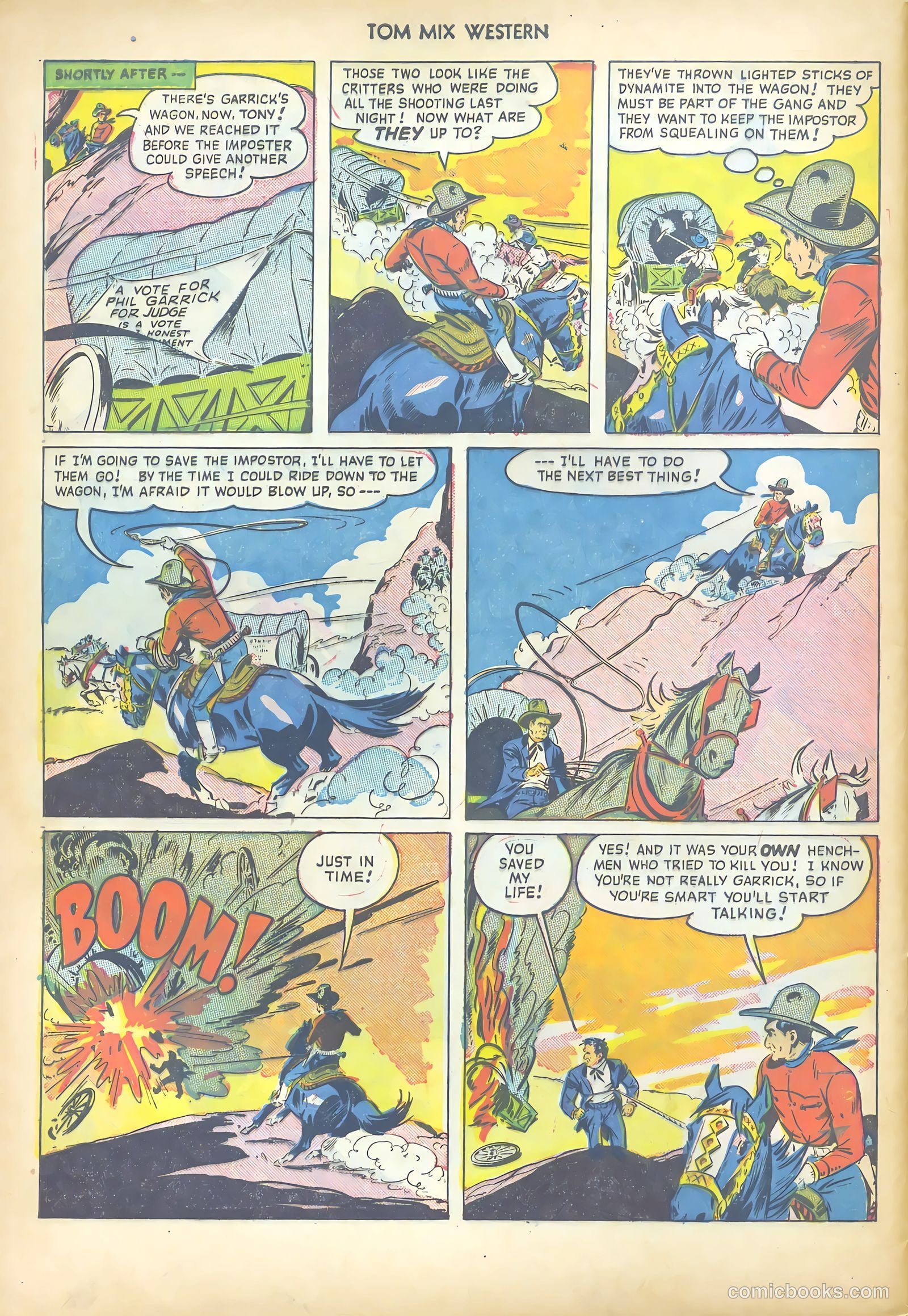 Tom Mix Western #29 (1950) — page 48 of 52