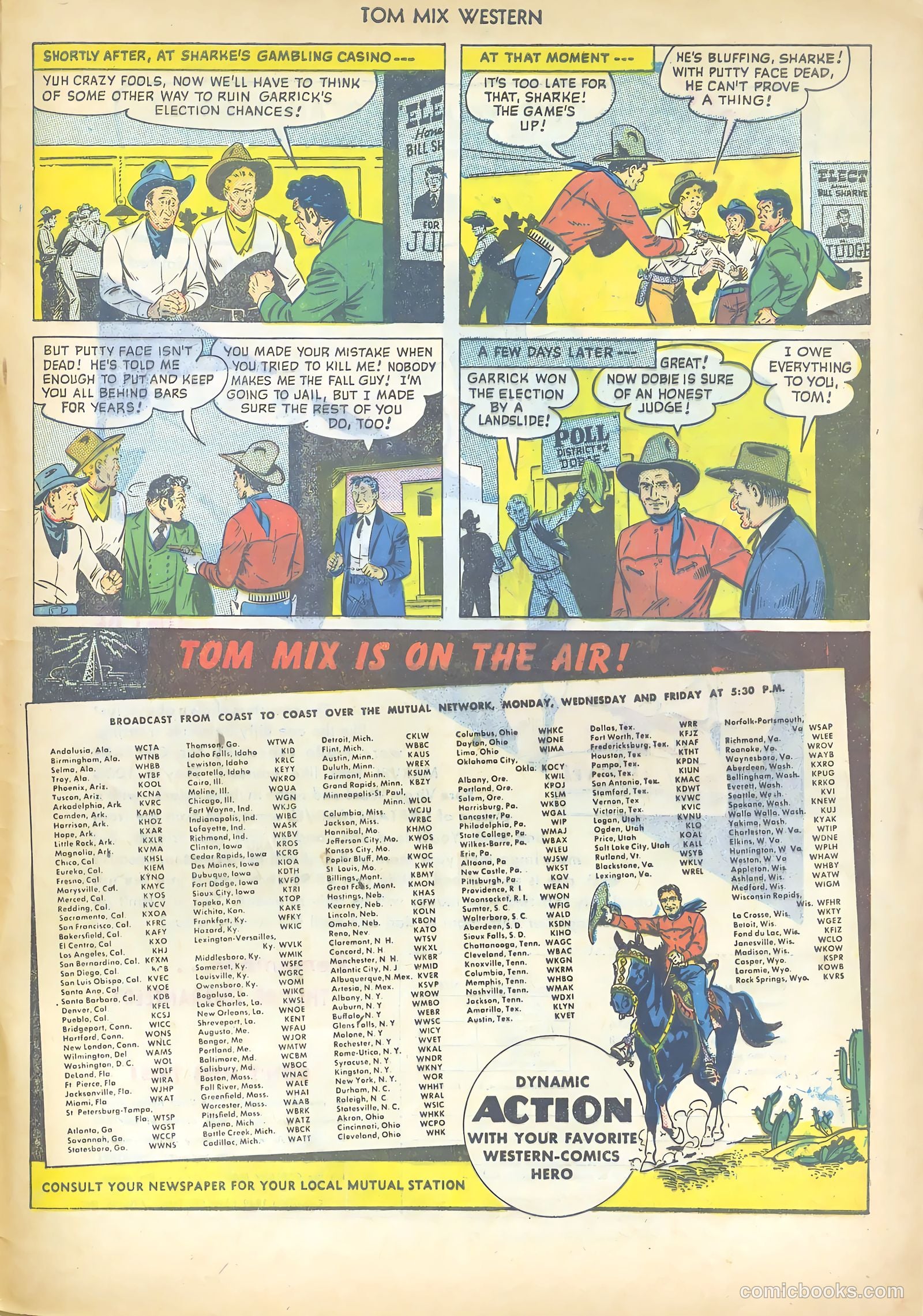 Tom Mix Western #29 (1950) — page 49 of 52