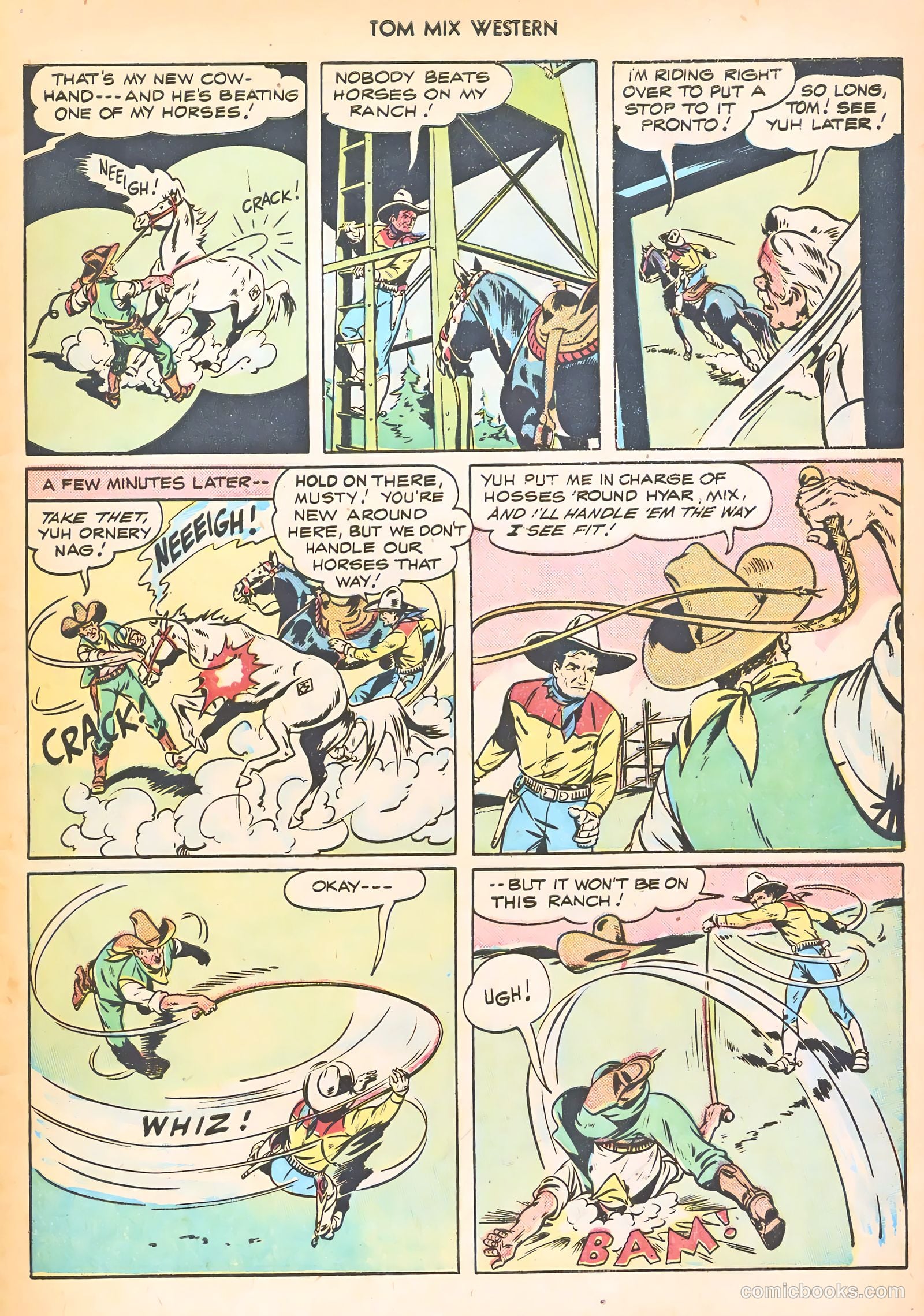 Tom Mix Western #3 (1948) — page 5 of 52