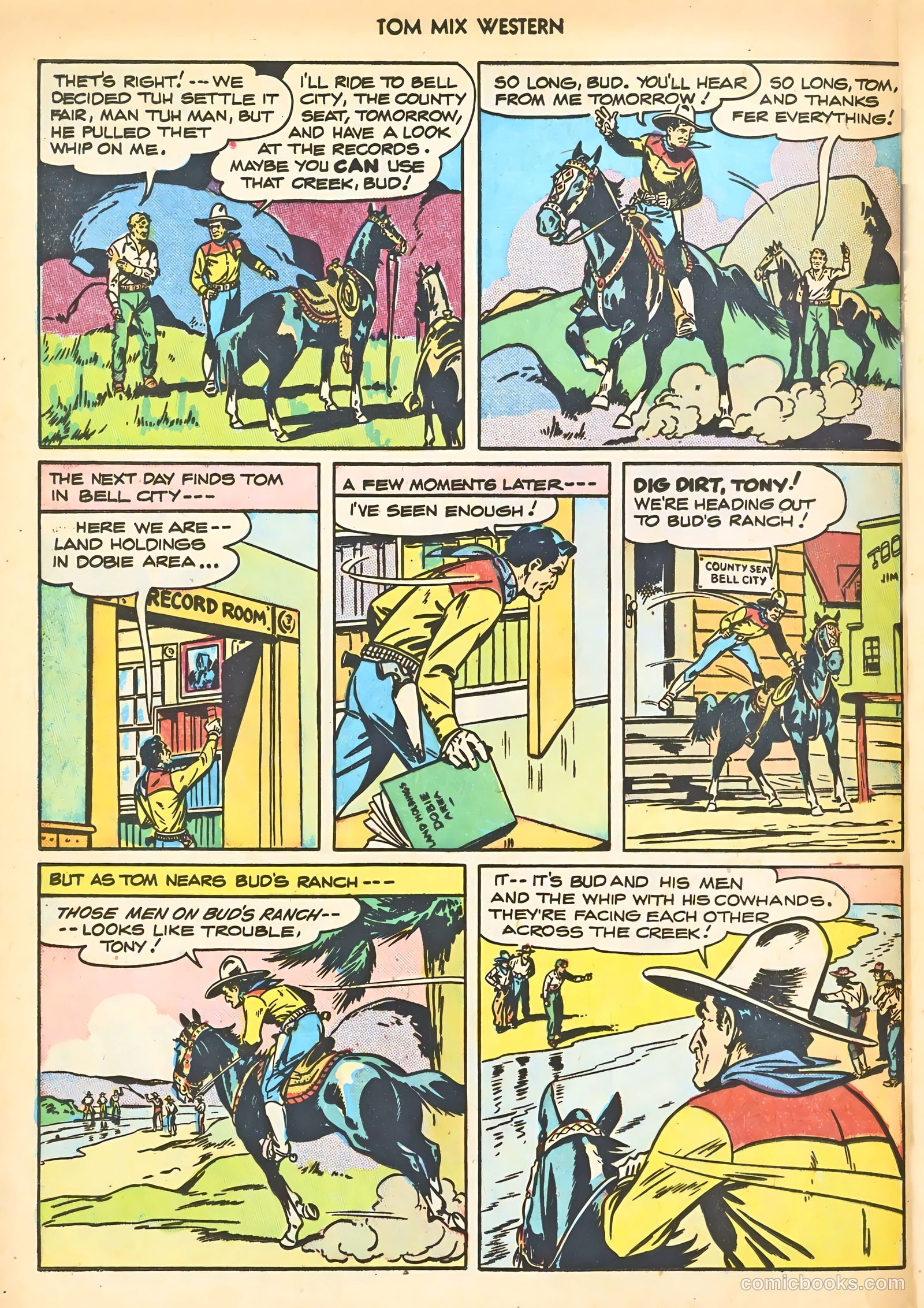 Tom Mix Western #3 (1948) — page 28 of 52