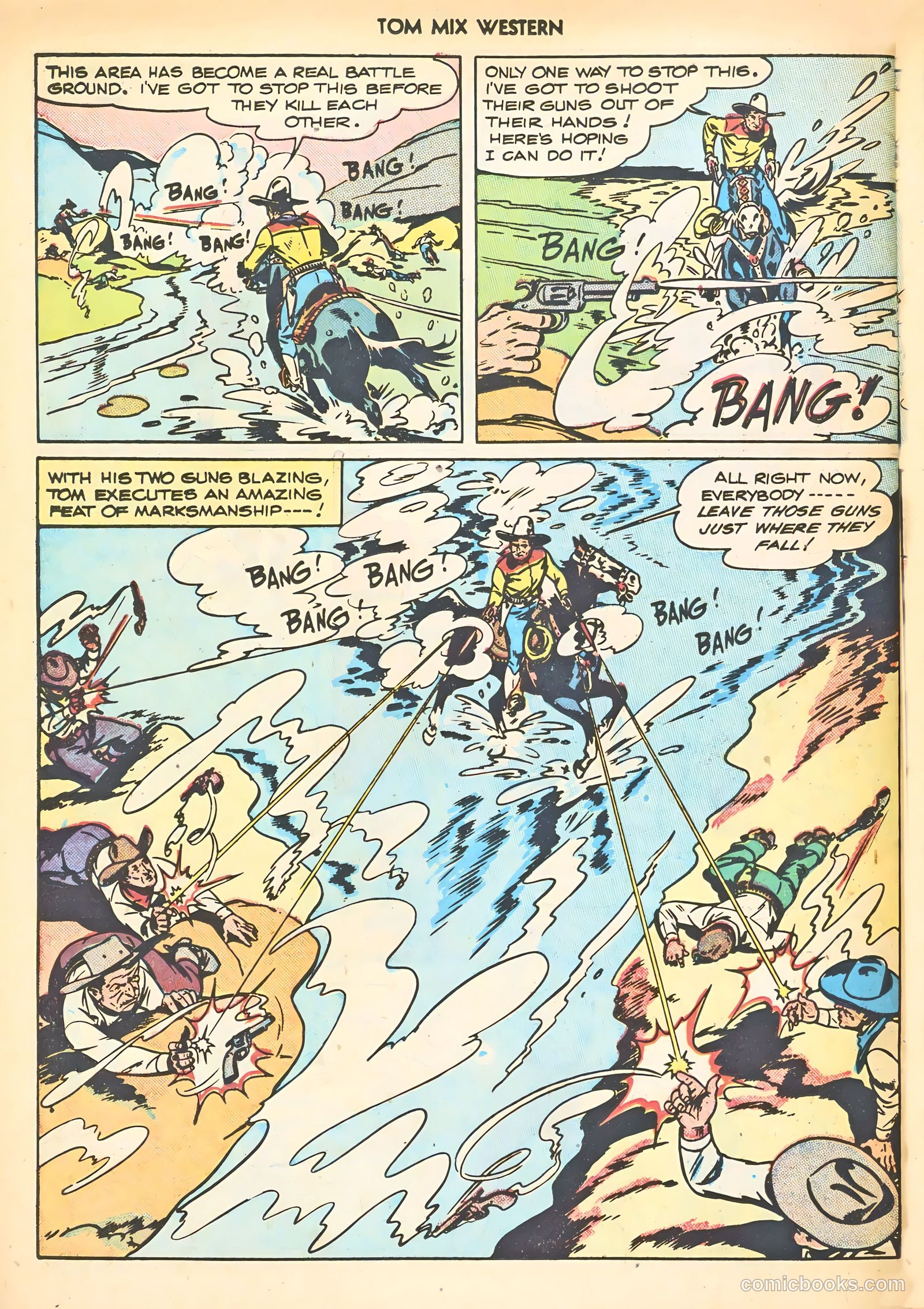 Tom Mix Western #3 (1948) — page 30 of 52
