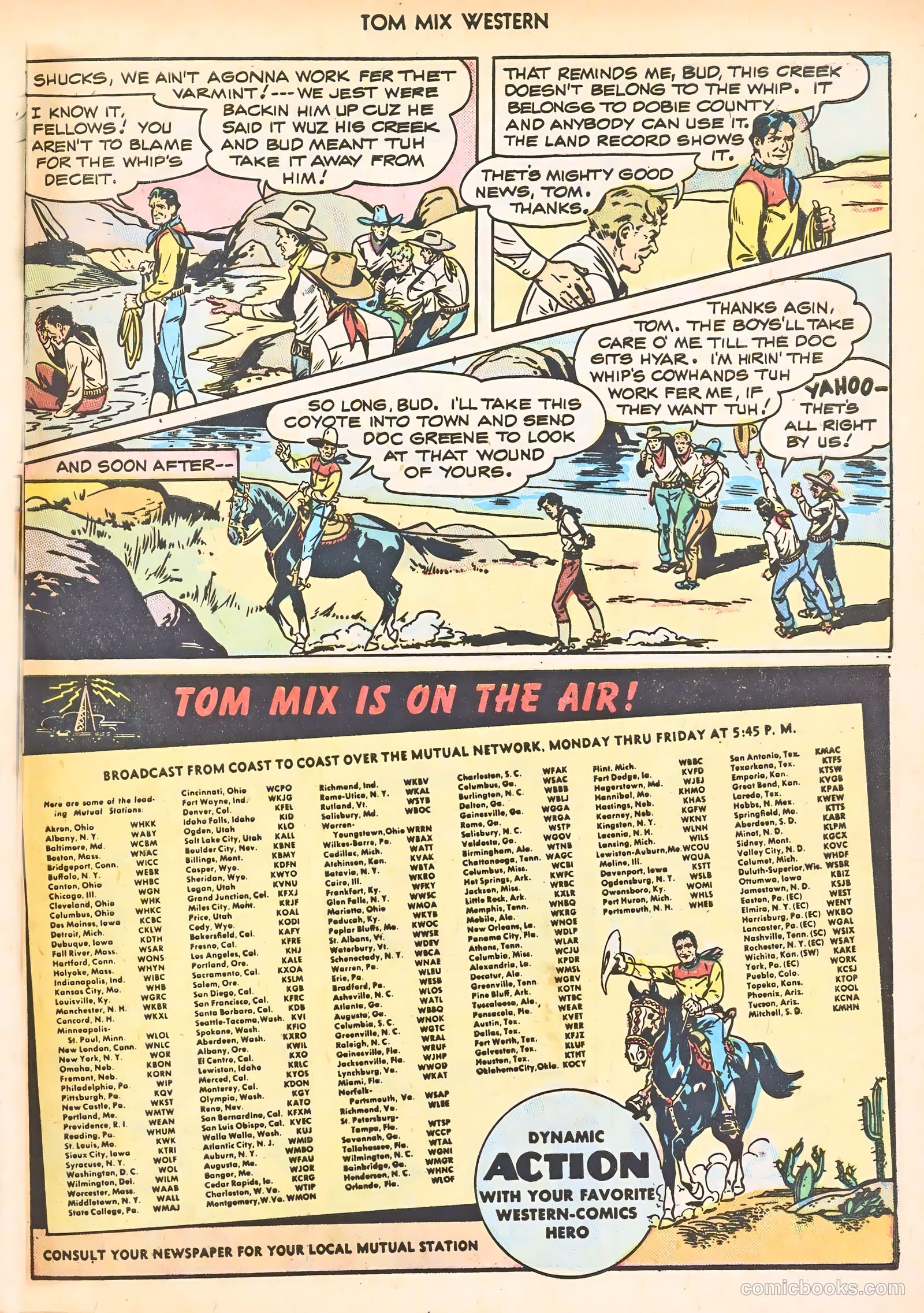 Tom Mix Western #3 (1948) — page 33 of 52