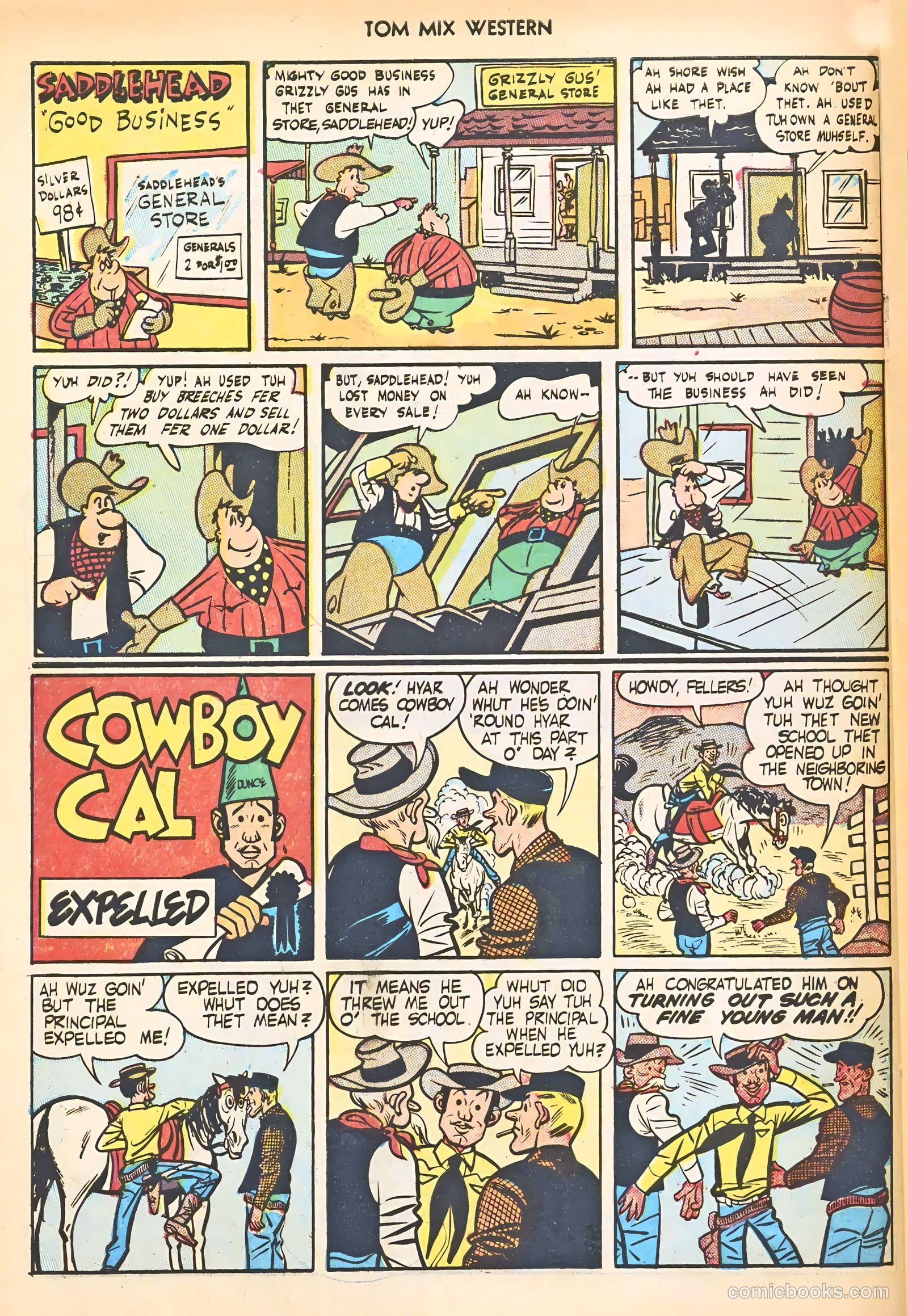 Tom Mix Western #3 (1948) — page 34 of 52