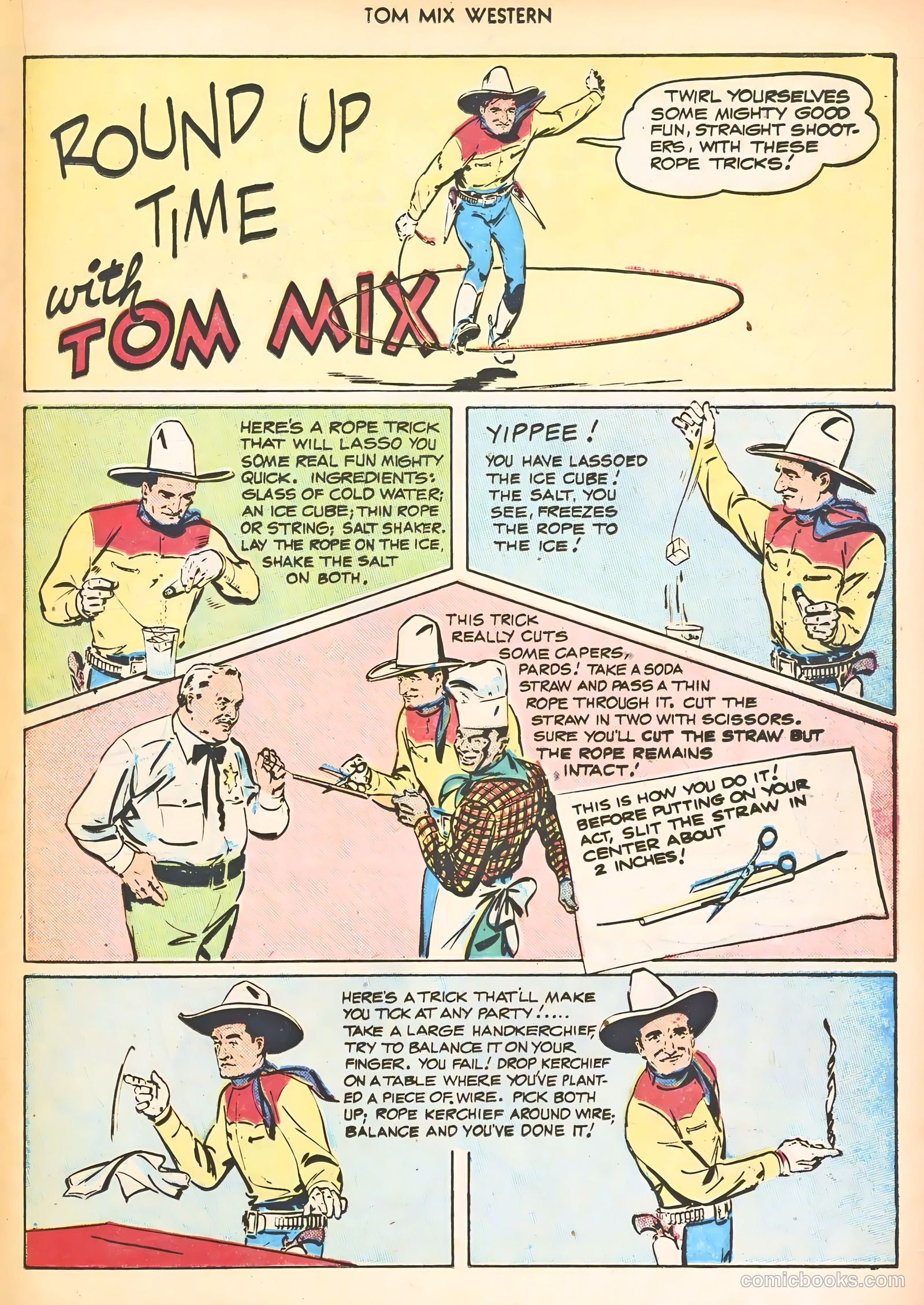 Tom Mix Western #3 (1948) — page 35 of 52